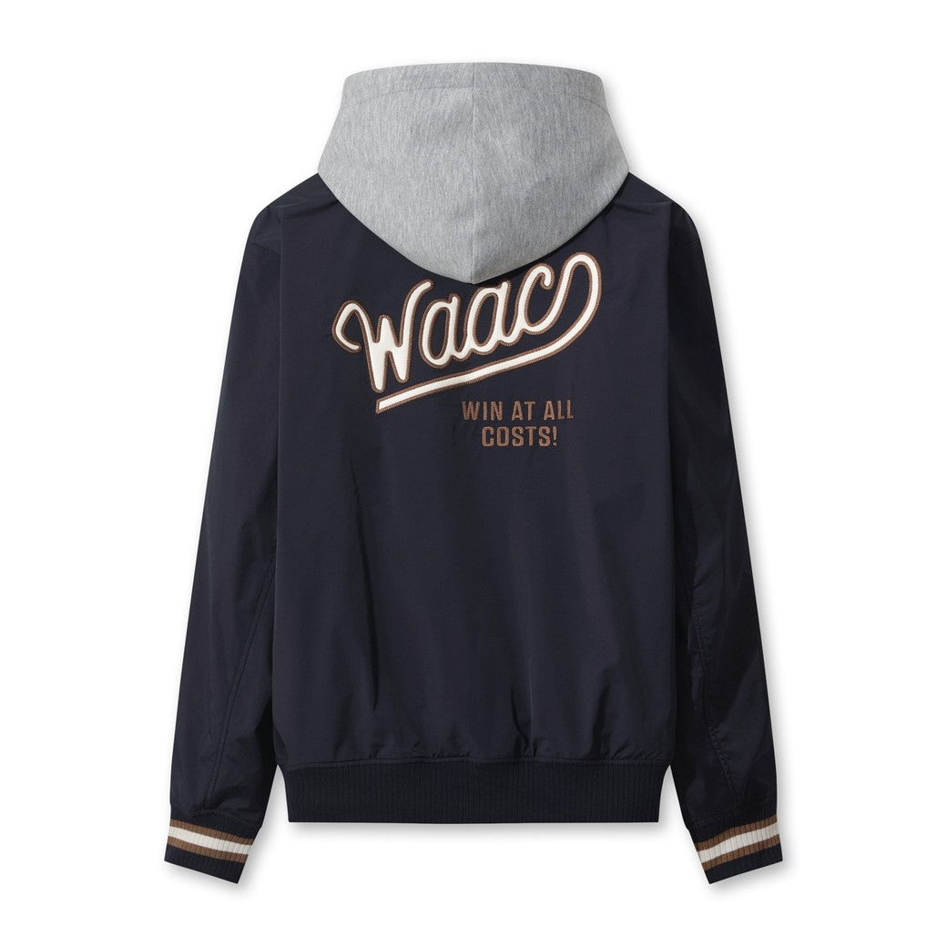 MEN 2WAY バーシティジャケット ネイビー