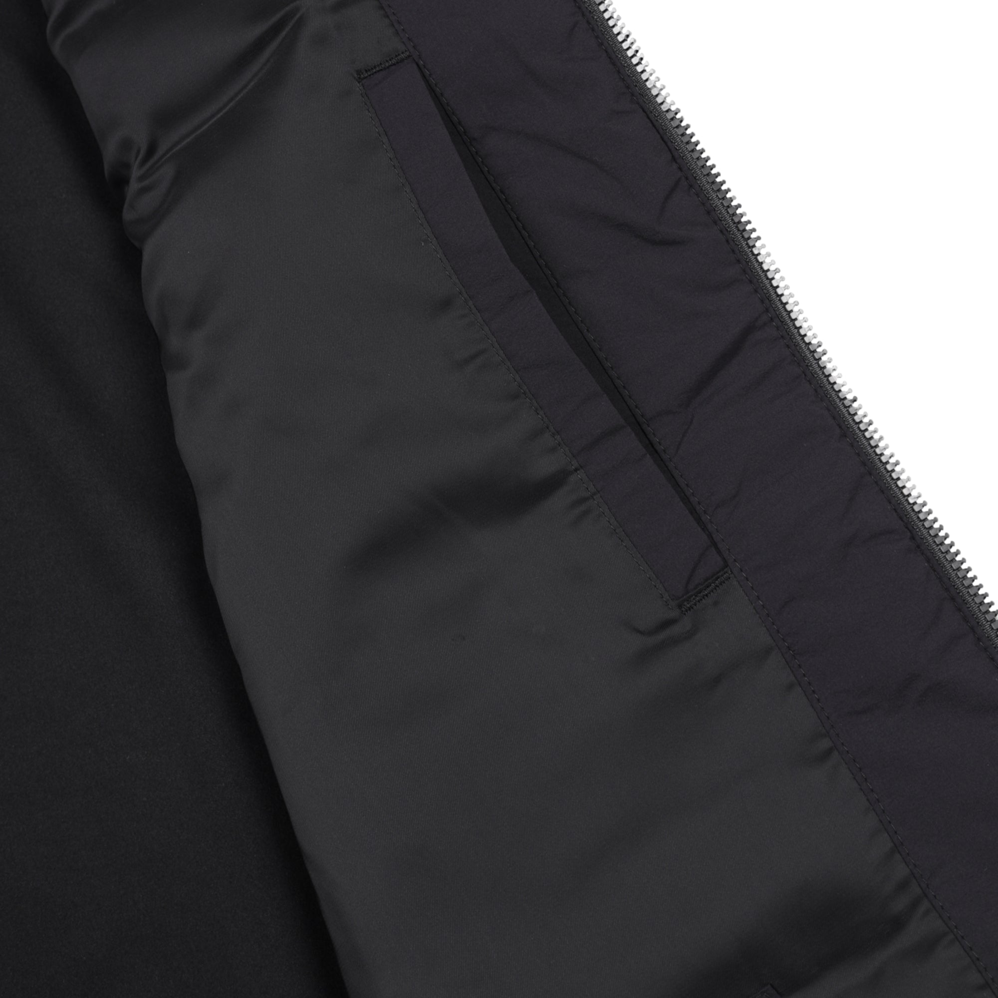 MEN フーディーハイブリッドジャケット ブラック