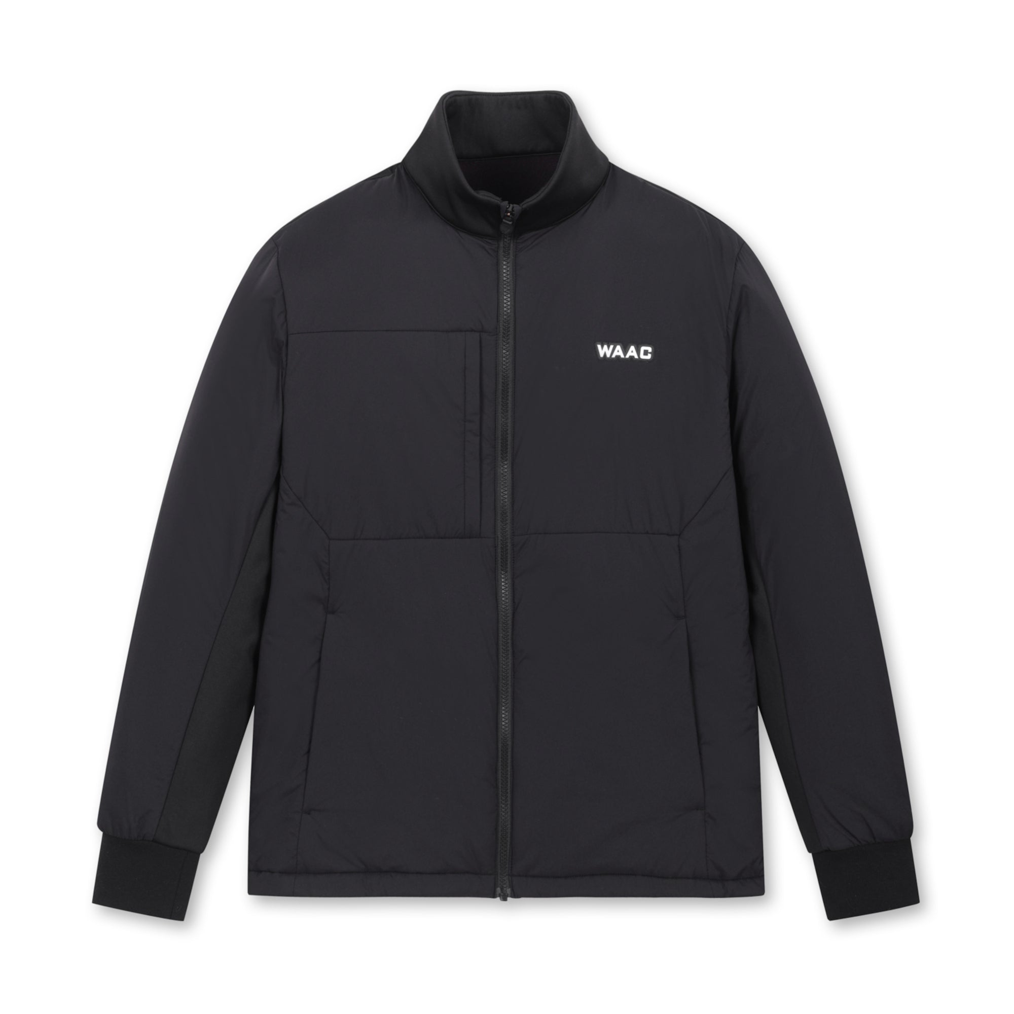 MEN ハイブリッドフルジップブルゾン ブラック