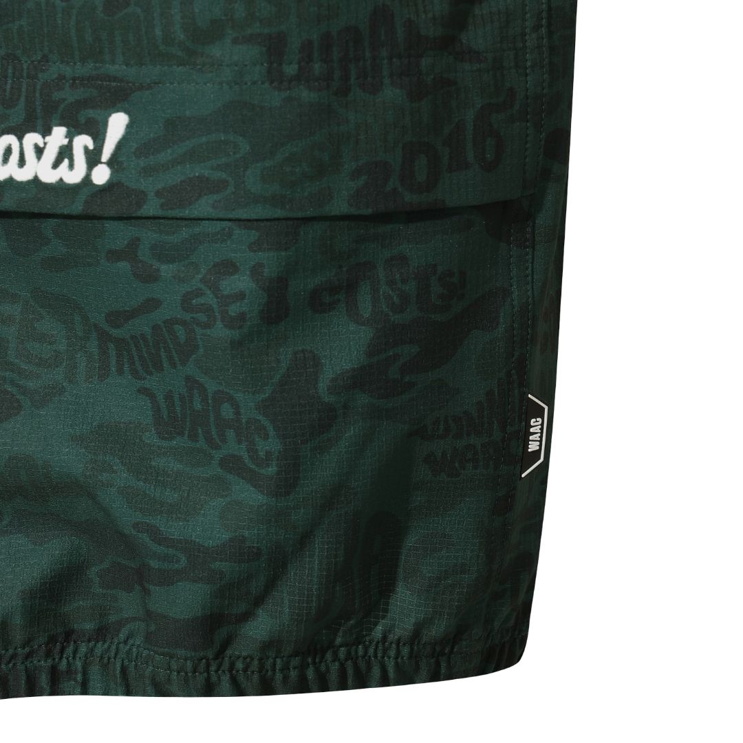 MEN Air dot Patterned Vest ダークグリーン
