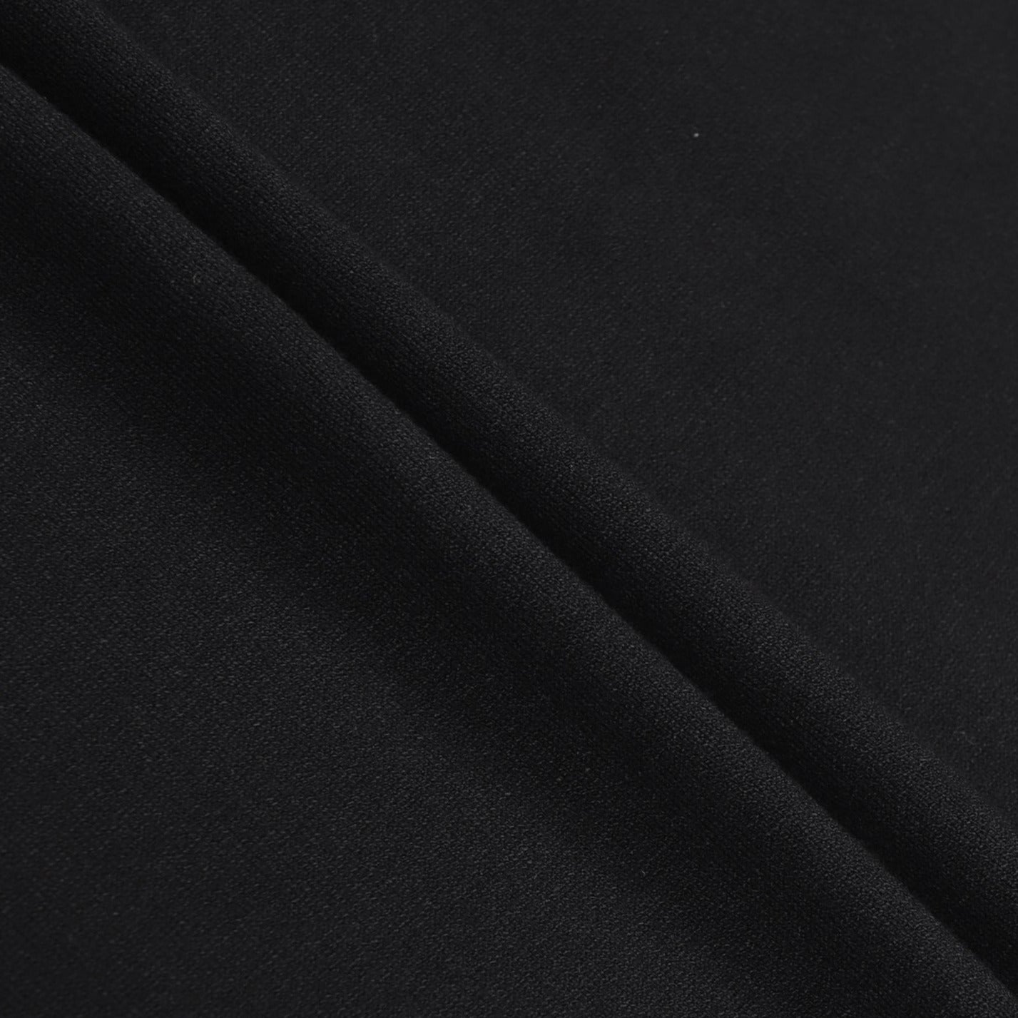 MENS ソリッドラウンドネックベスト ブラック/072334701