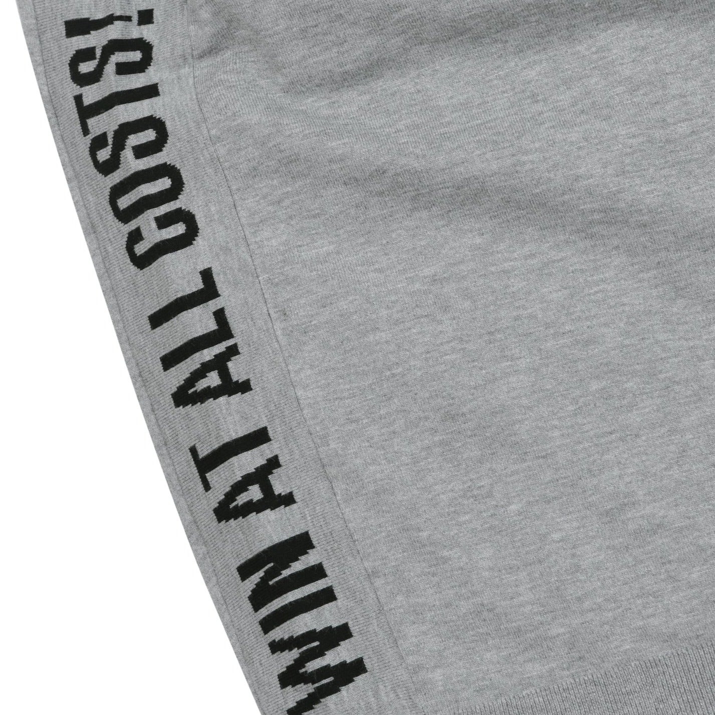 MENS ソリッドラウンドネックベスト グレー/072334701