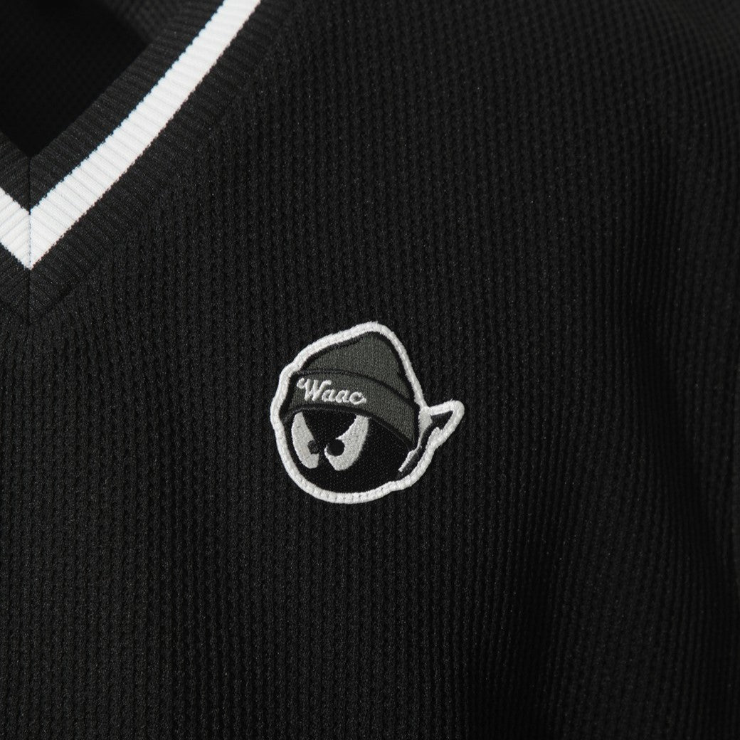 MEN BEANIE WAACKYベスト ブラック