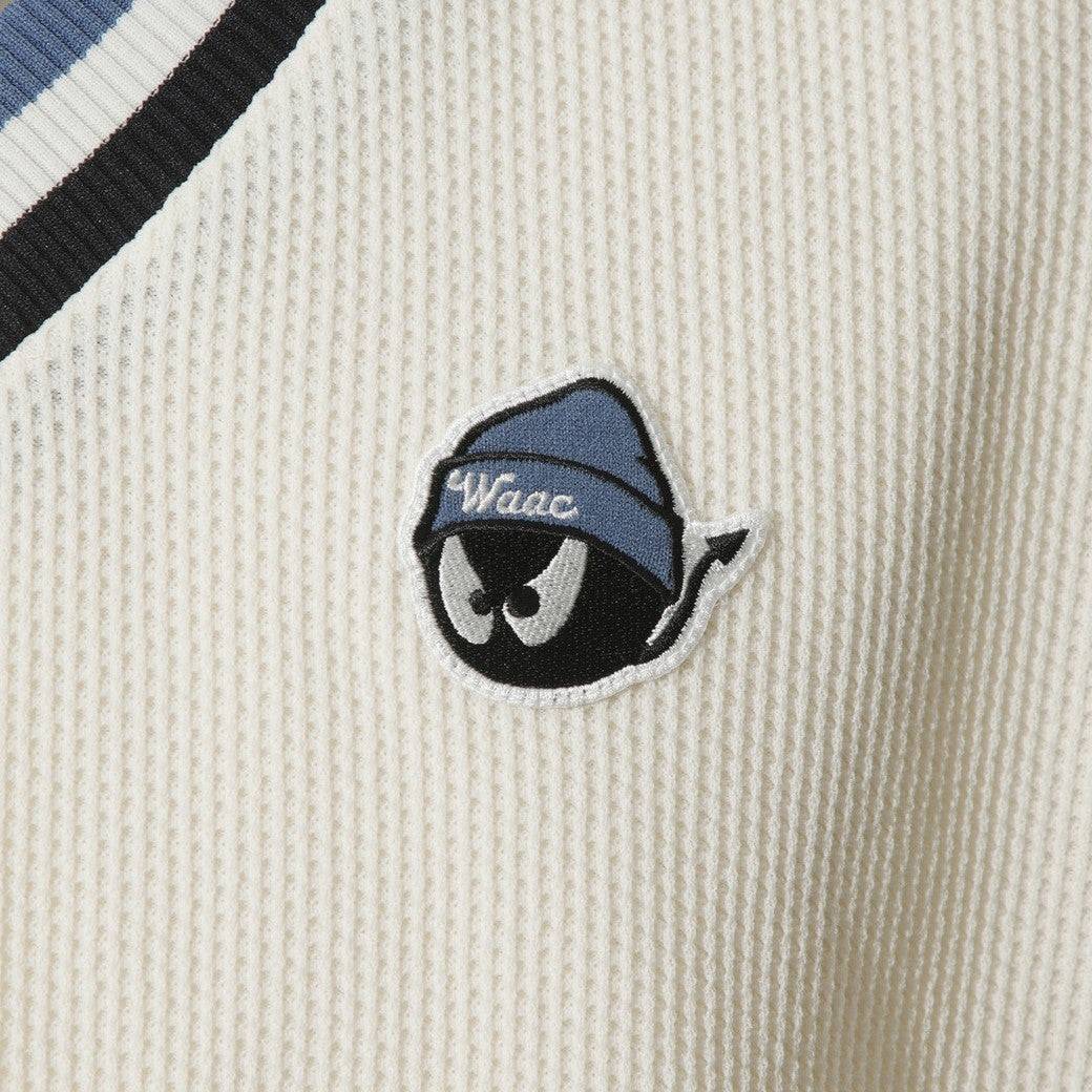 MEN BEANIE WAACKYベスト アイボリー