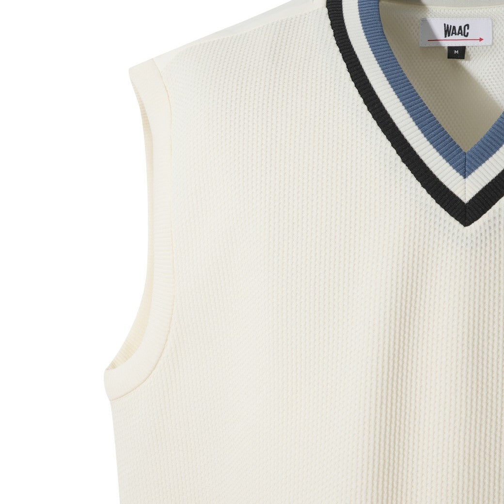 MEN BEANIE WAACKYベスト アイボリー