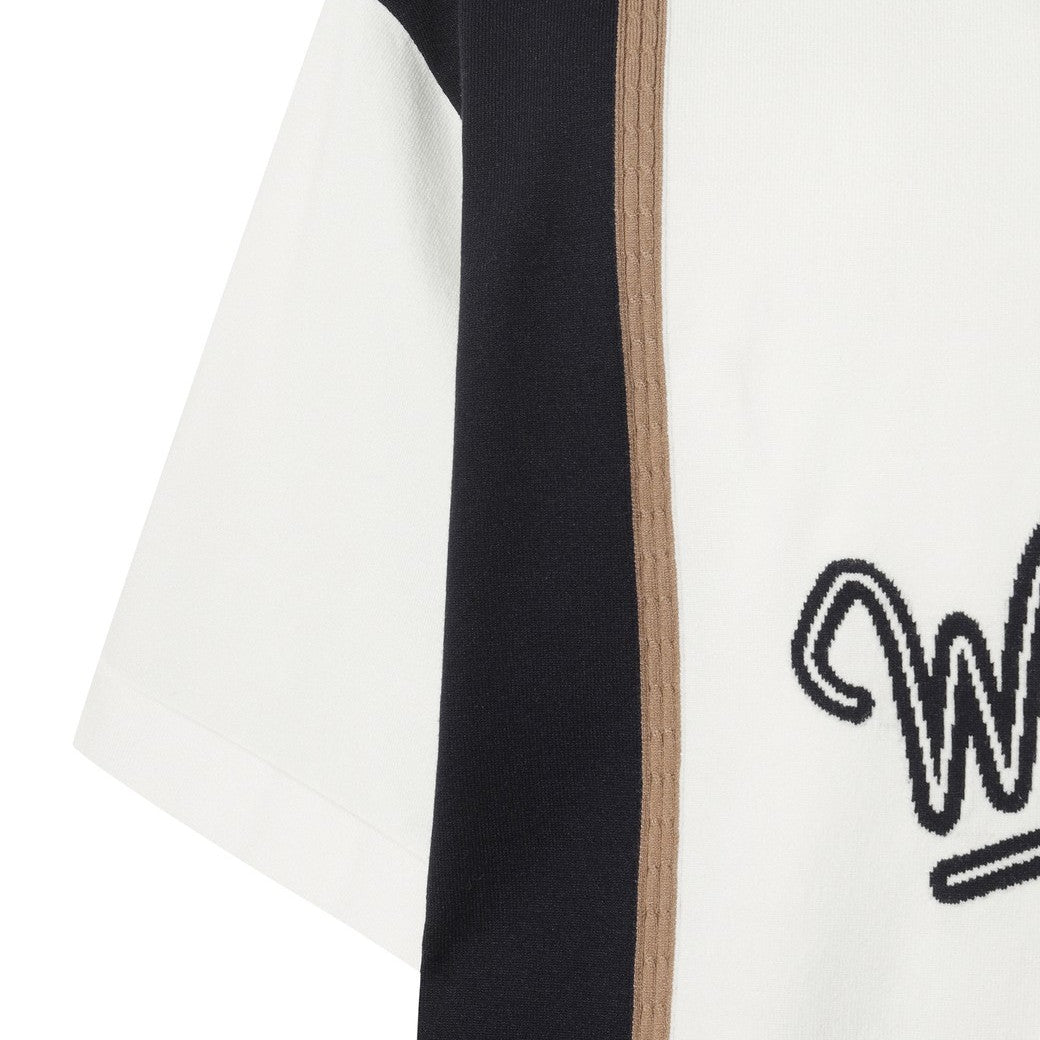 MEN リラックスフィット ニットポロ アイボリー