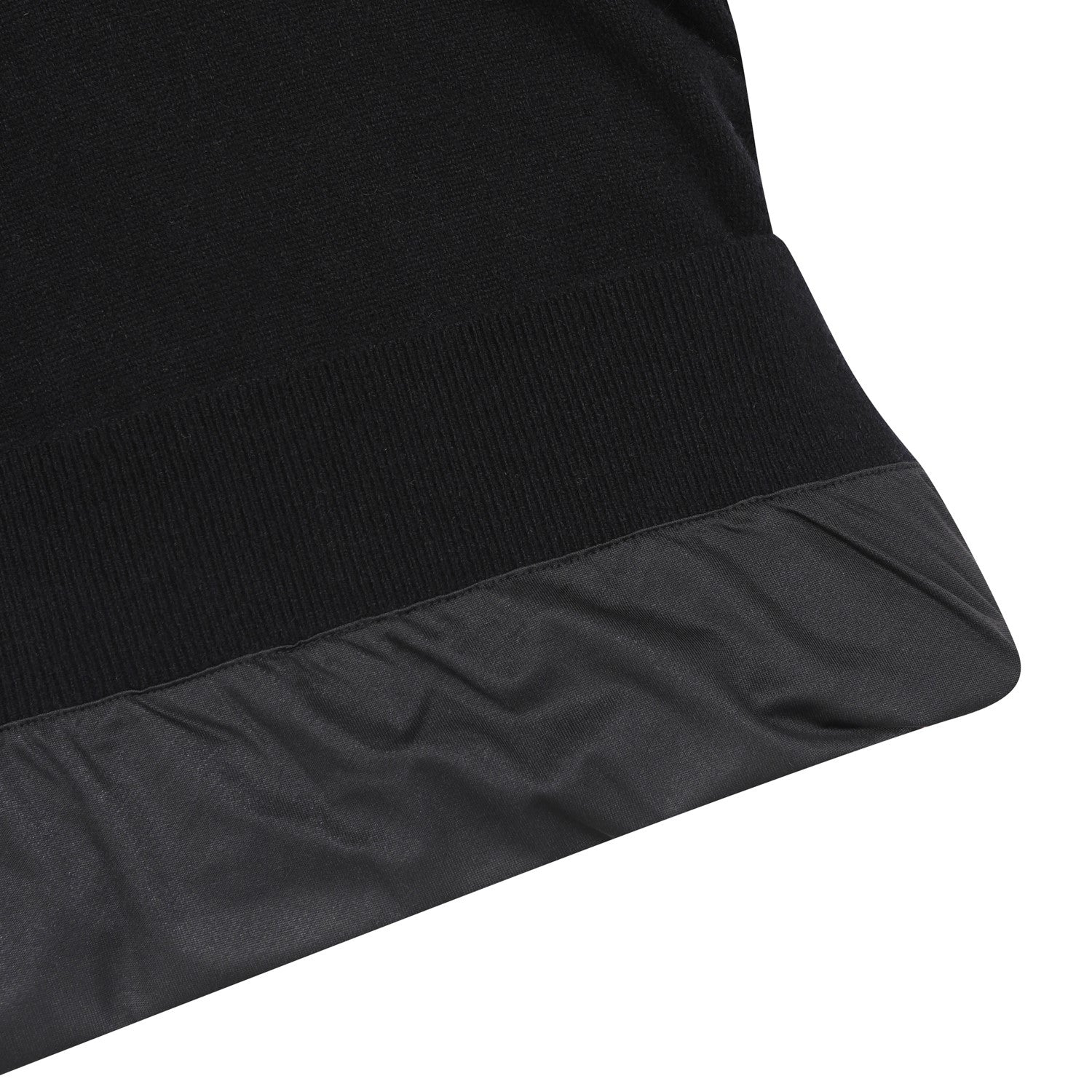 MEN バックロゴタートルネック ブラック