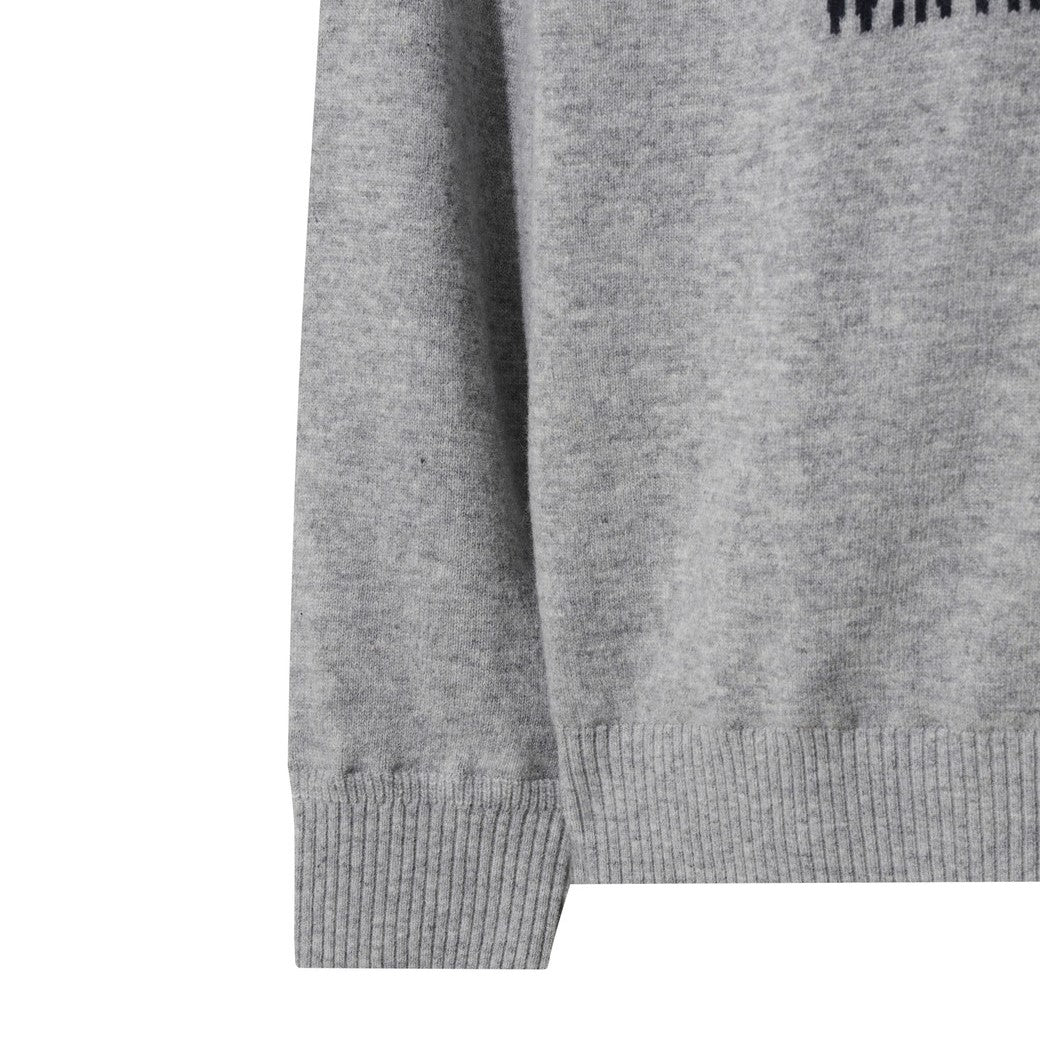 MEN BEANIE WAACKYセーター グレー