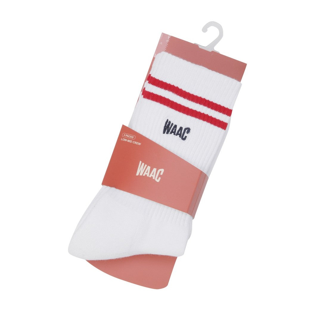 WOMEN LOW TO HIGH パックソックス ホワイト