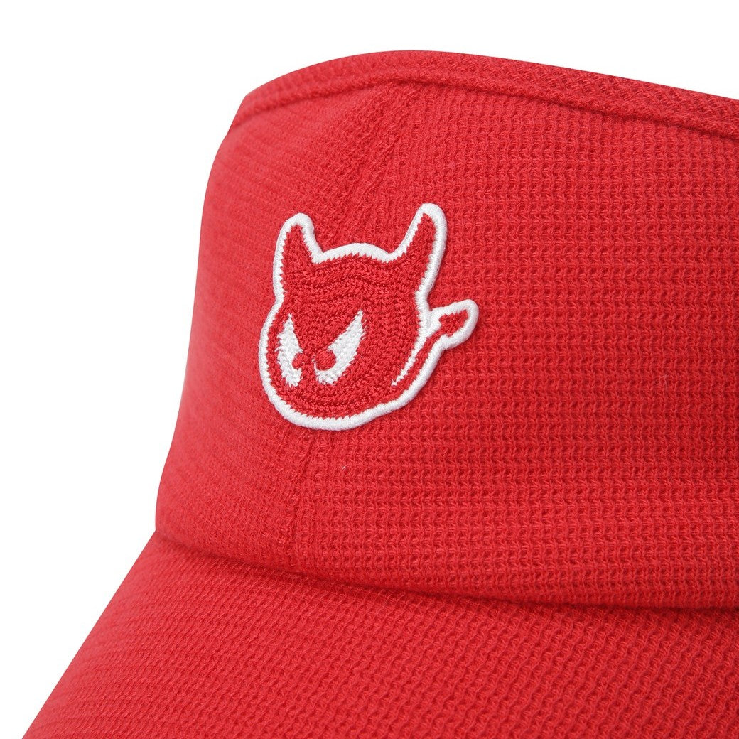 WOMEN ハイトップバイザー レッド