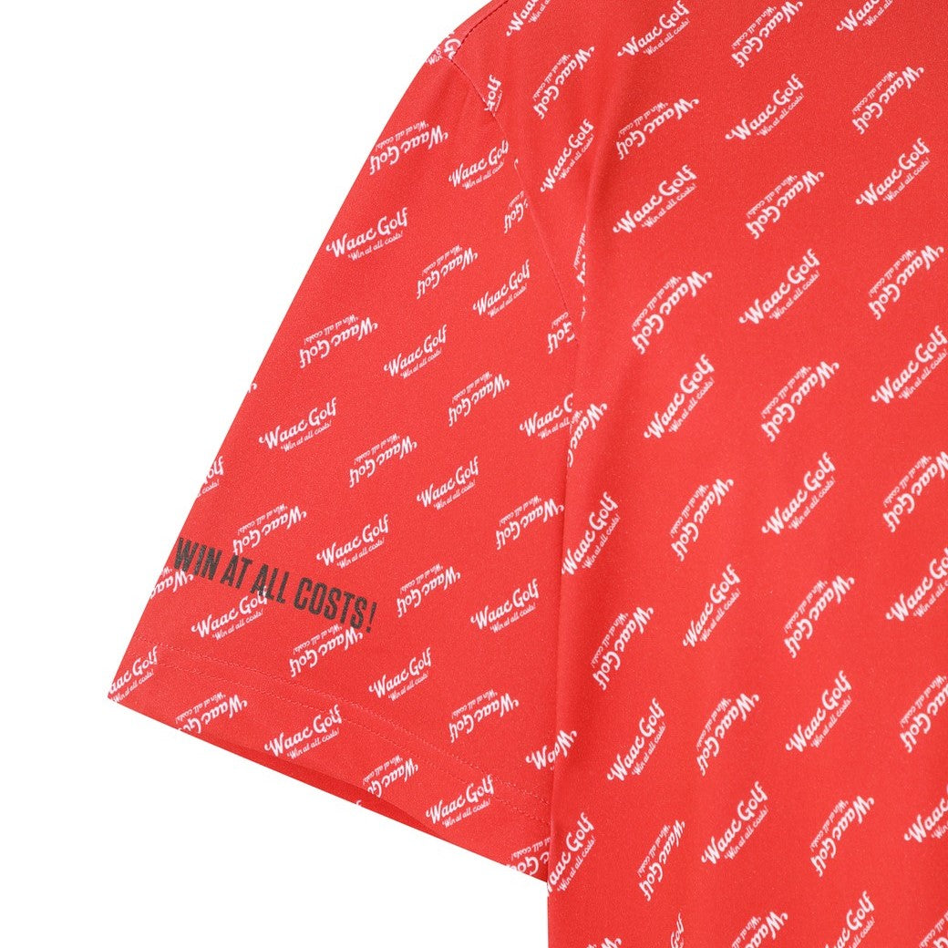 MEN レトロロゴポロシャツ レッド