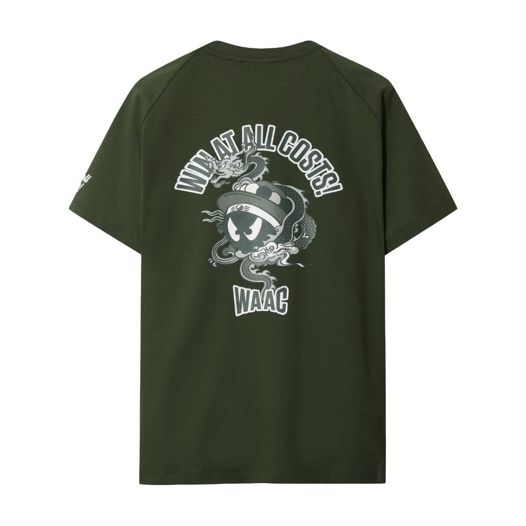 MEN K-DRAGON WAACKY Tシャツ カーキ