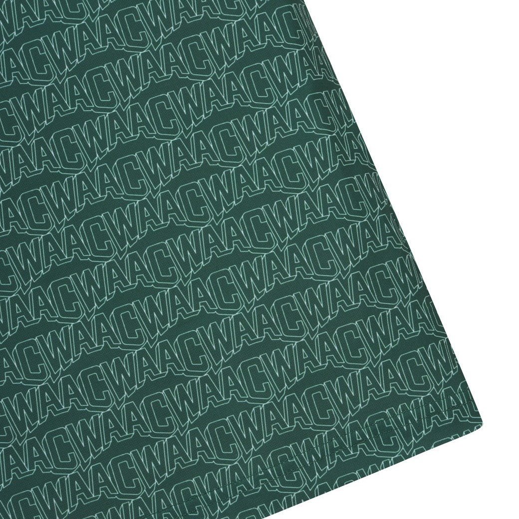 MEN ウェーブロゴポロシャツ グリーン