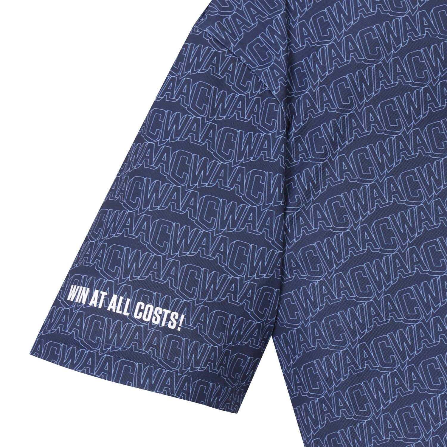 MEN ウェーブロゴポロシャツ ネイビー