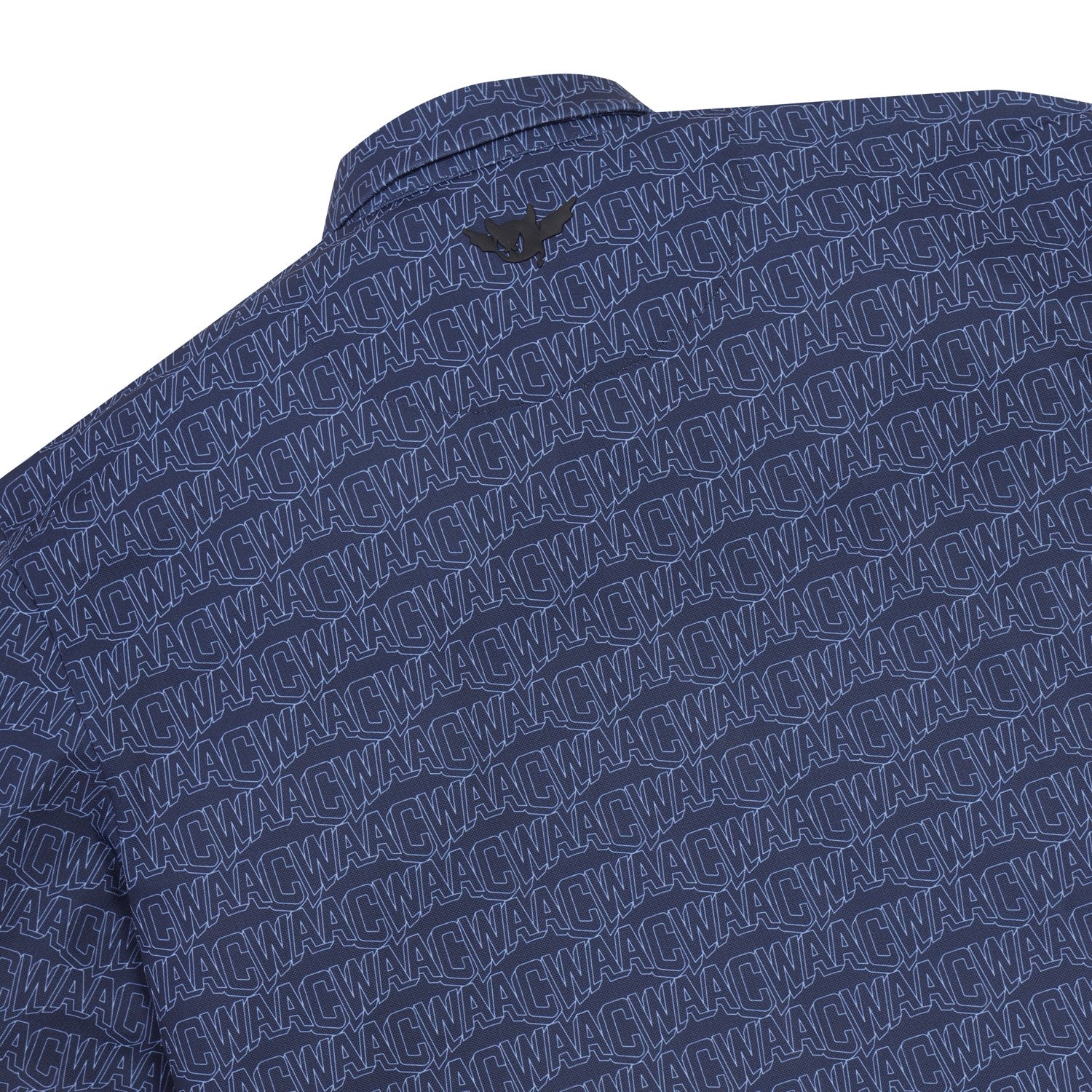 MEN ウェーブロゴポロシャツ ネイビー