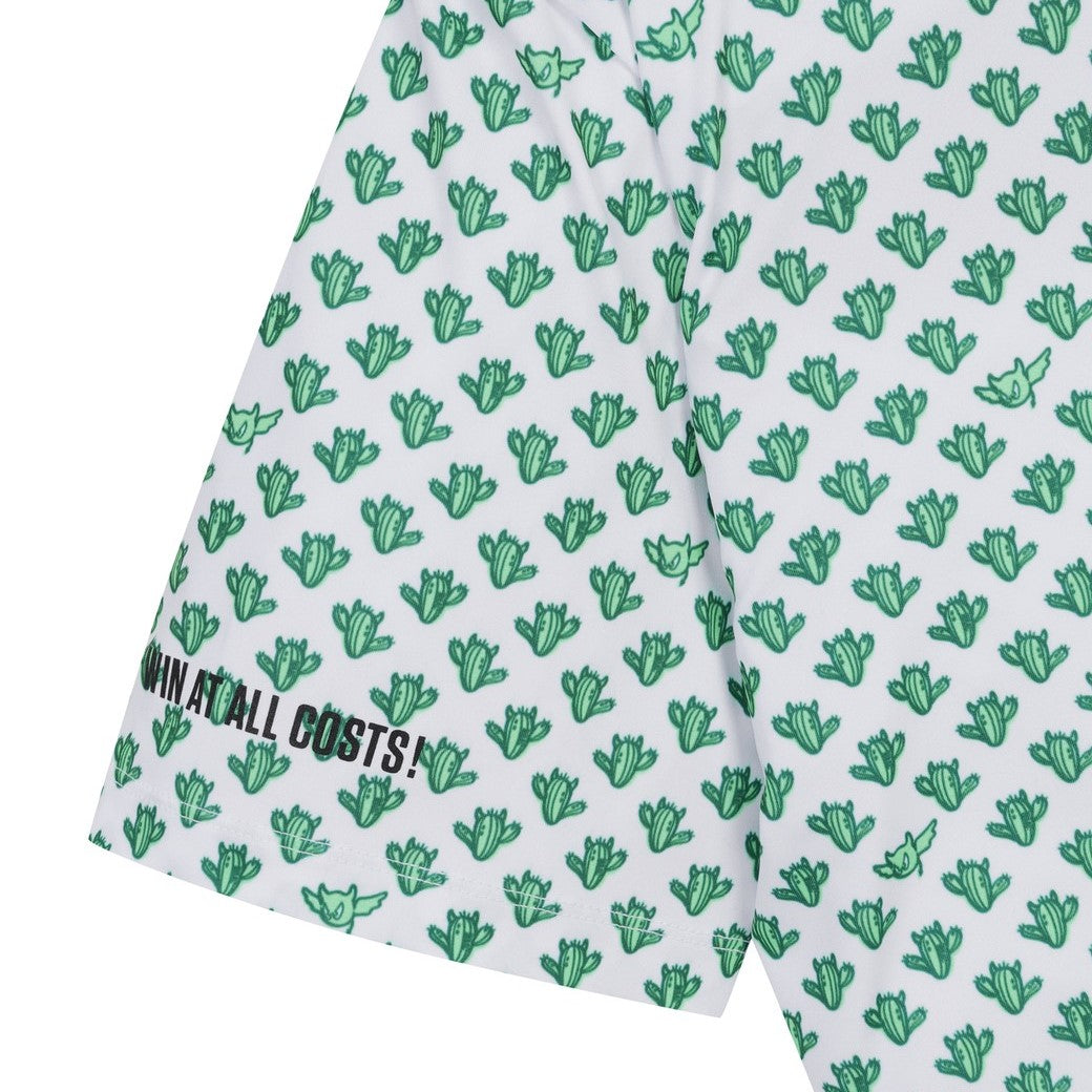 MEN CACTI WAACKYポロシャツ グリーン