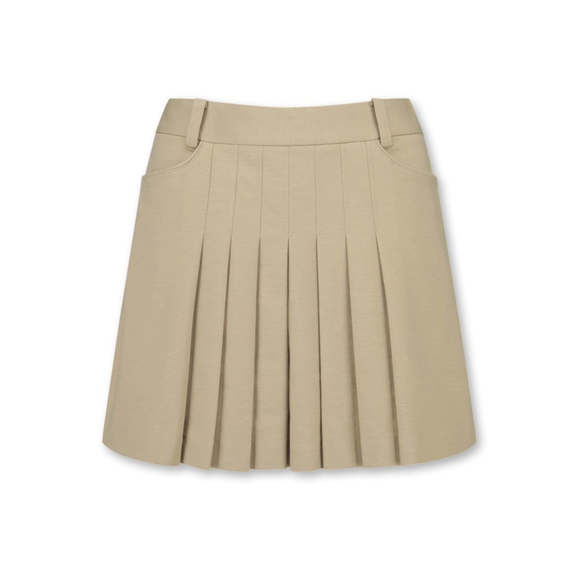 WOMENS プリーツスカート ベージュ/072344350
