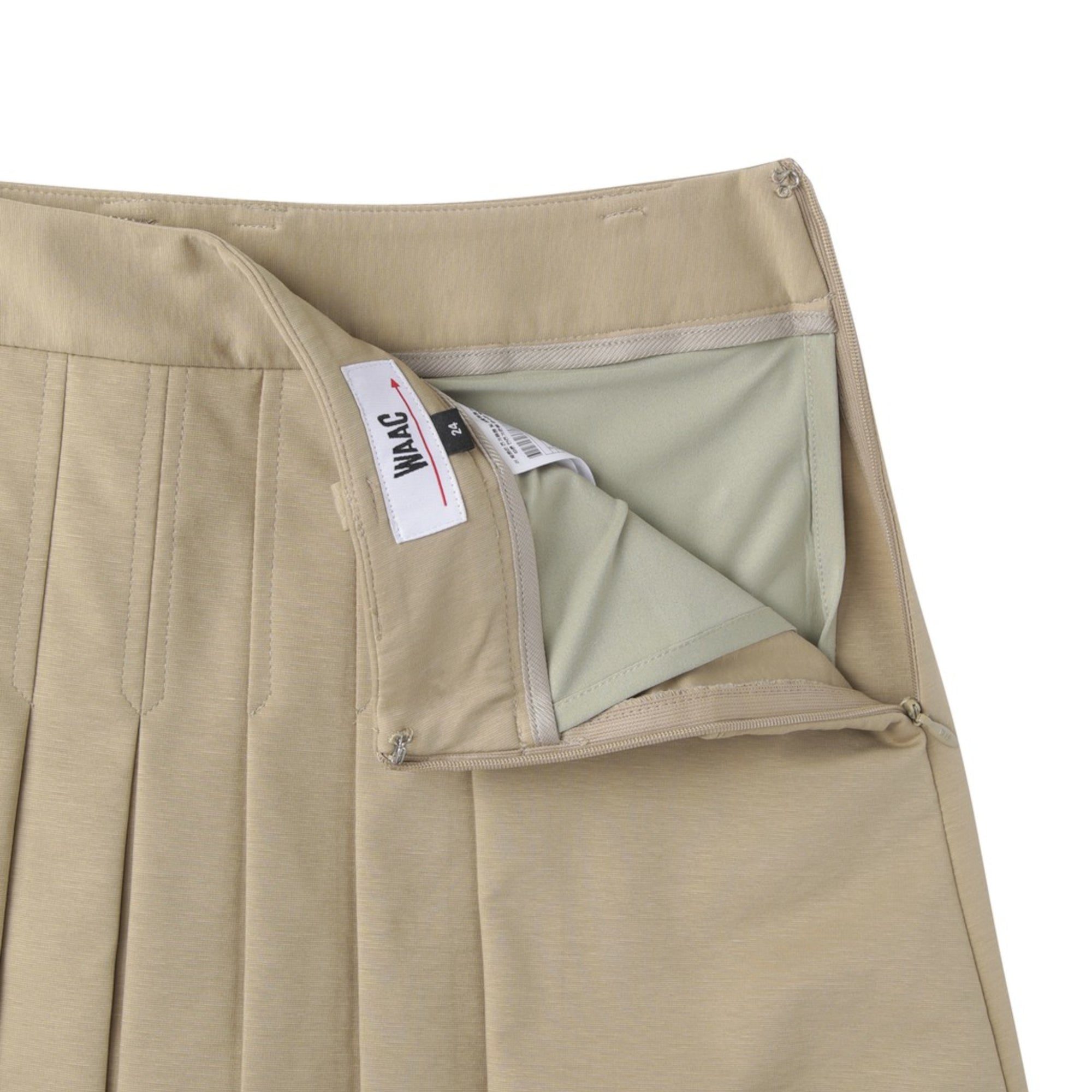 WOMENS プリーツスカート ベージュ/072344350