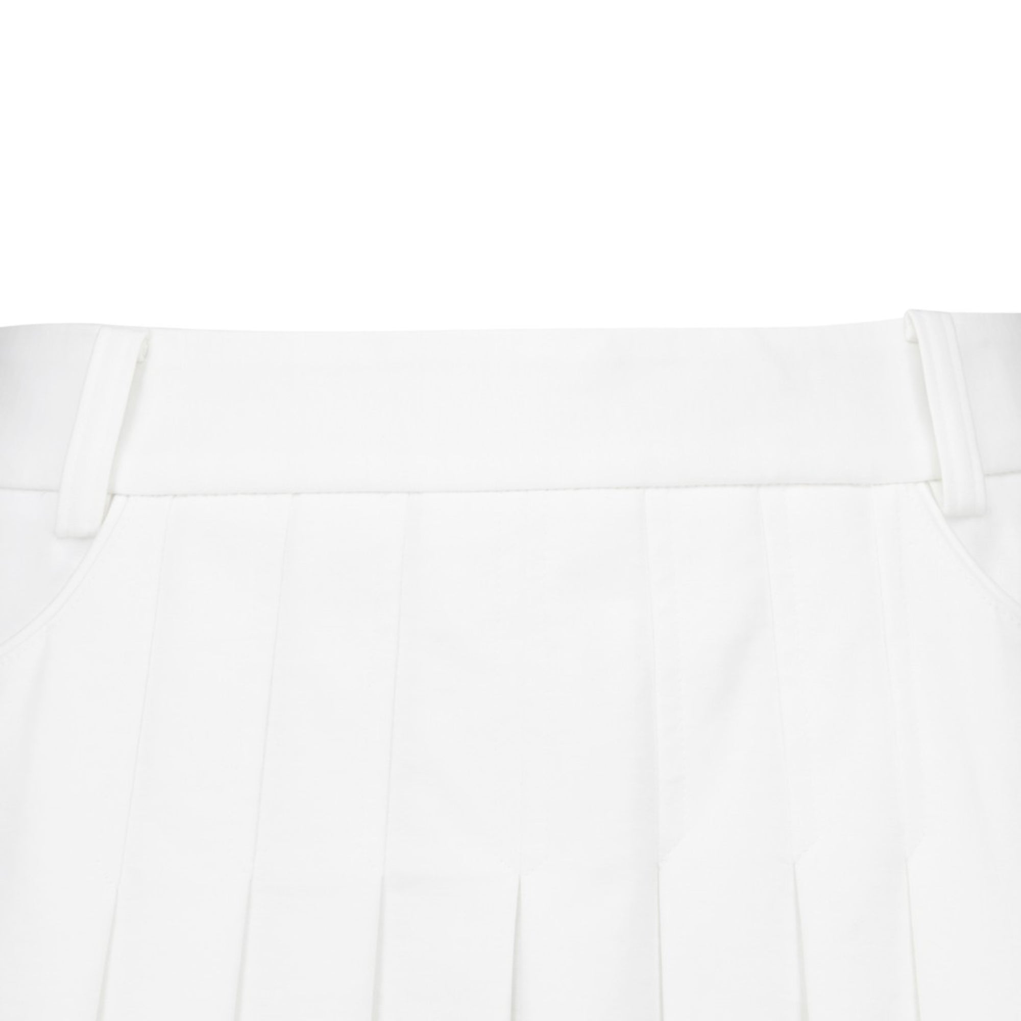 WOMENS プリーツスカート ホワイト/072344350