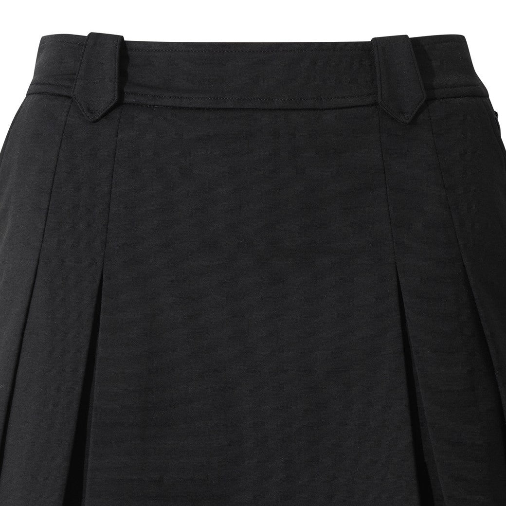 WOMEN ジャージーベーシックスカート ブラック