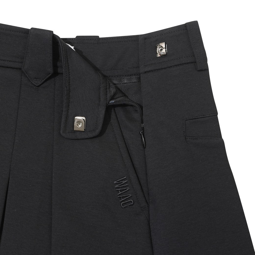 WOMEN ジャージーベーシックスカート ブラック