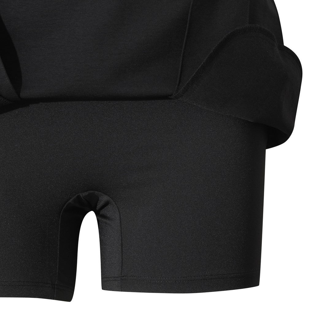 WOMEN ジャージーベーシックスカート ブラック