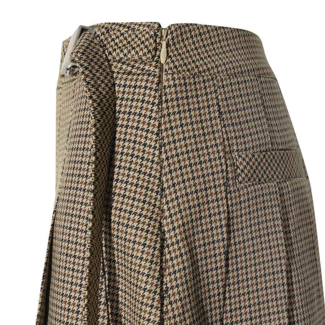 WOMEN ラップスカート ブラウン