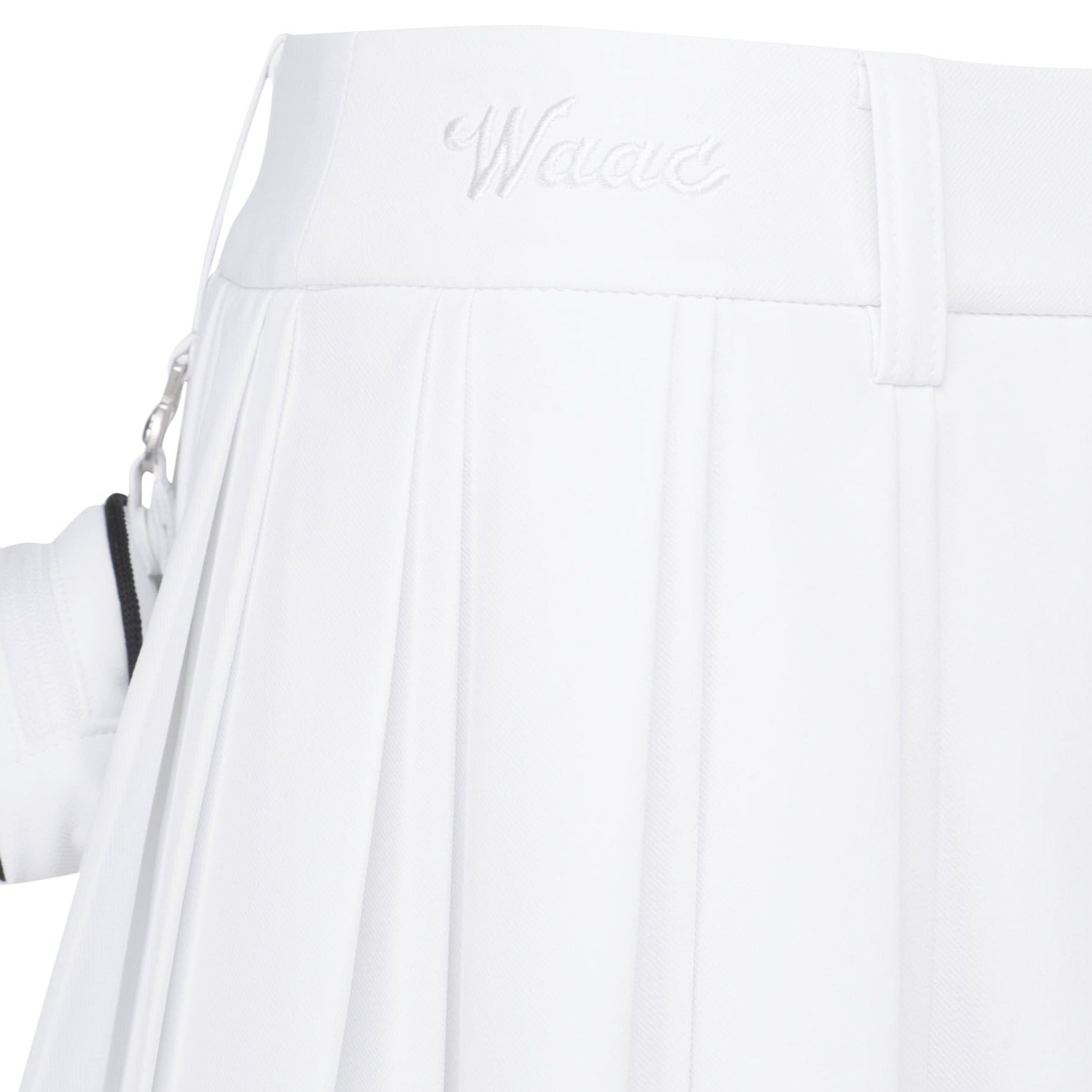 【24SS 新作】WOMENS プリーツラップスカート ホワイト/072342350