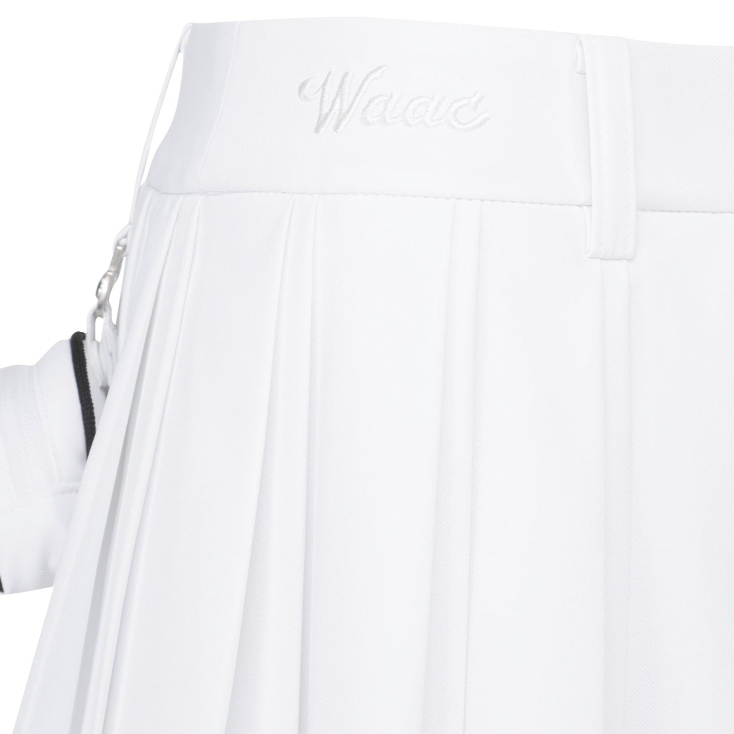 WOMENS プリーツラップスカート ホワイト/072342350