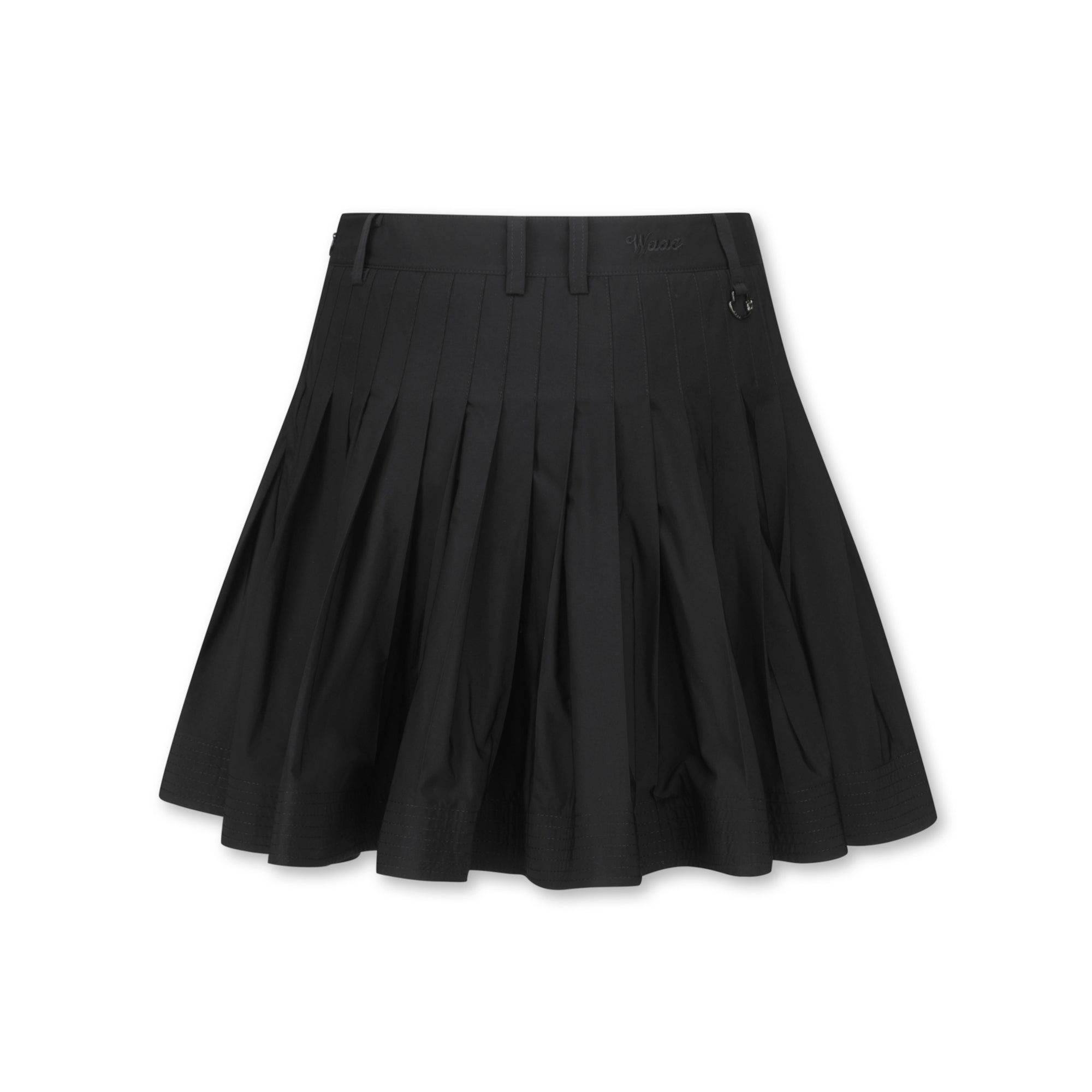 WOMENS フレアプリーツスカート ブラック/072342351