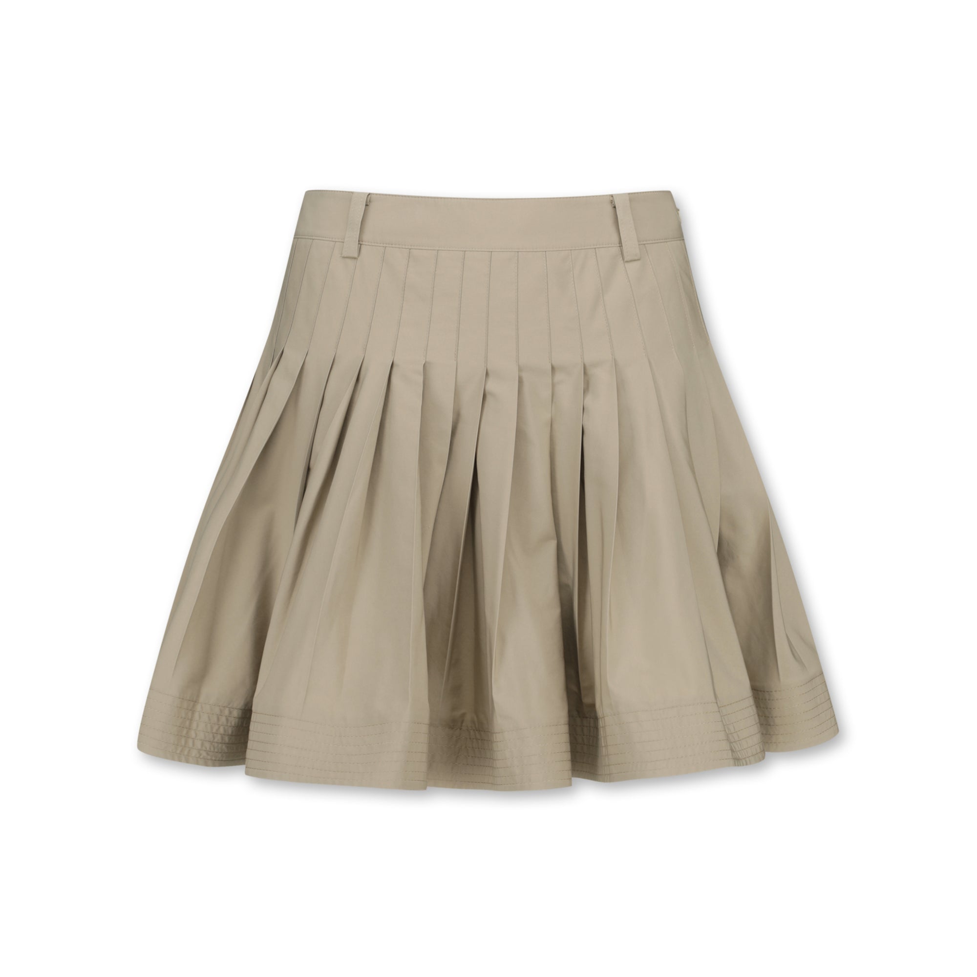 WOMEN フレアプリーツスカート ライトブラウン