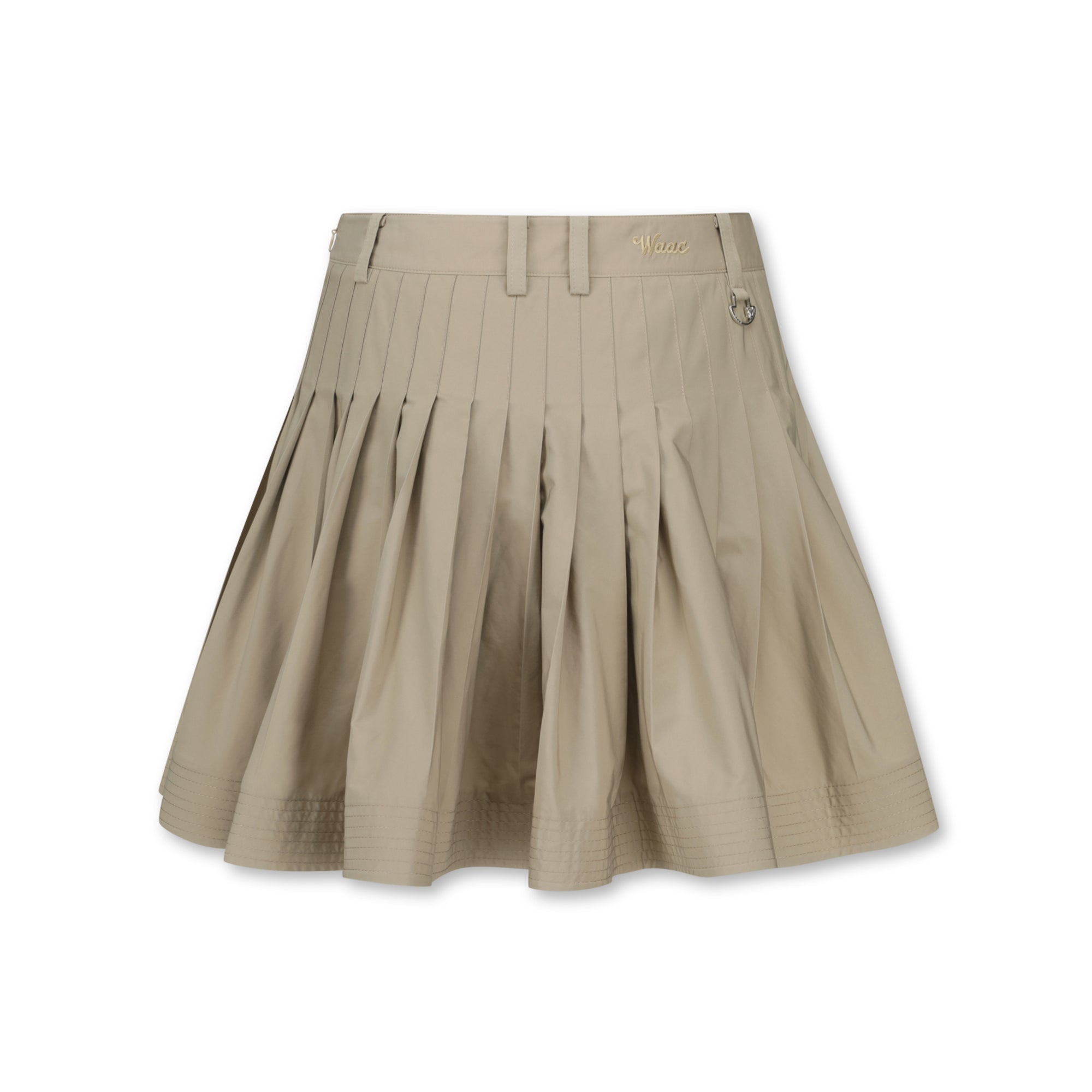 WOMEN フレアプリーツスカート ライトブラウン