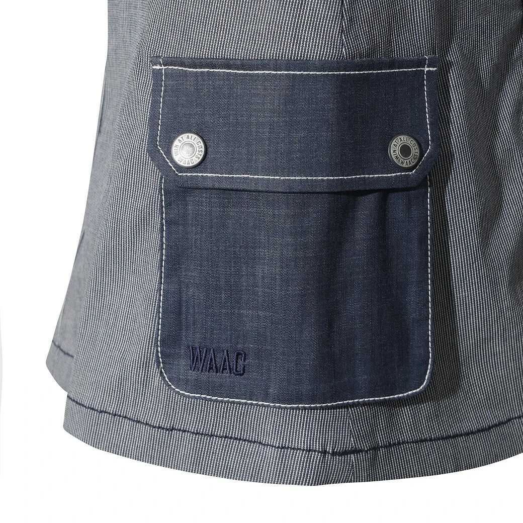 WOMEN カーゴデニムスカート ネイビー
