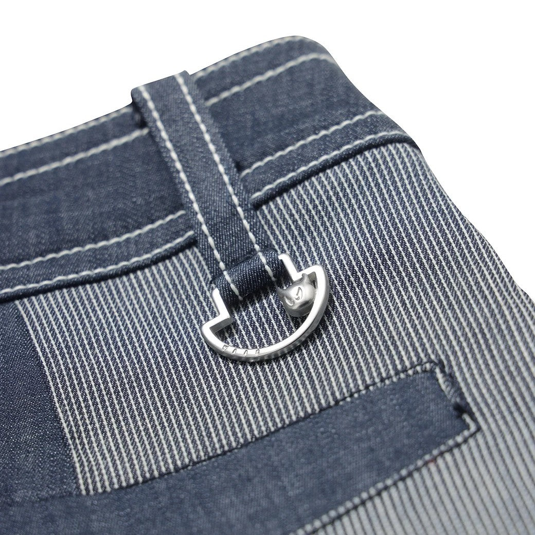 WOMEN カーゴデニムスカート ネイビー