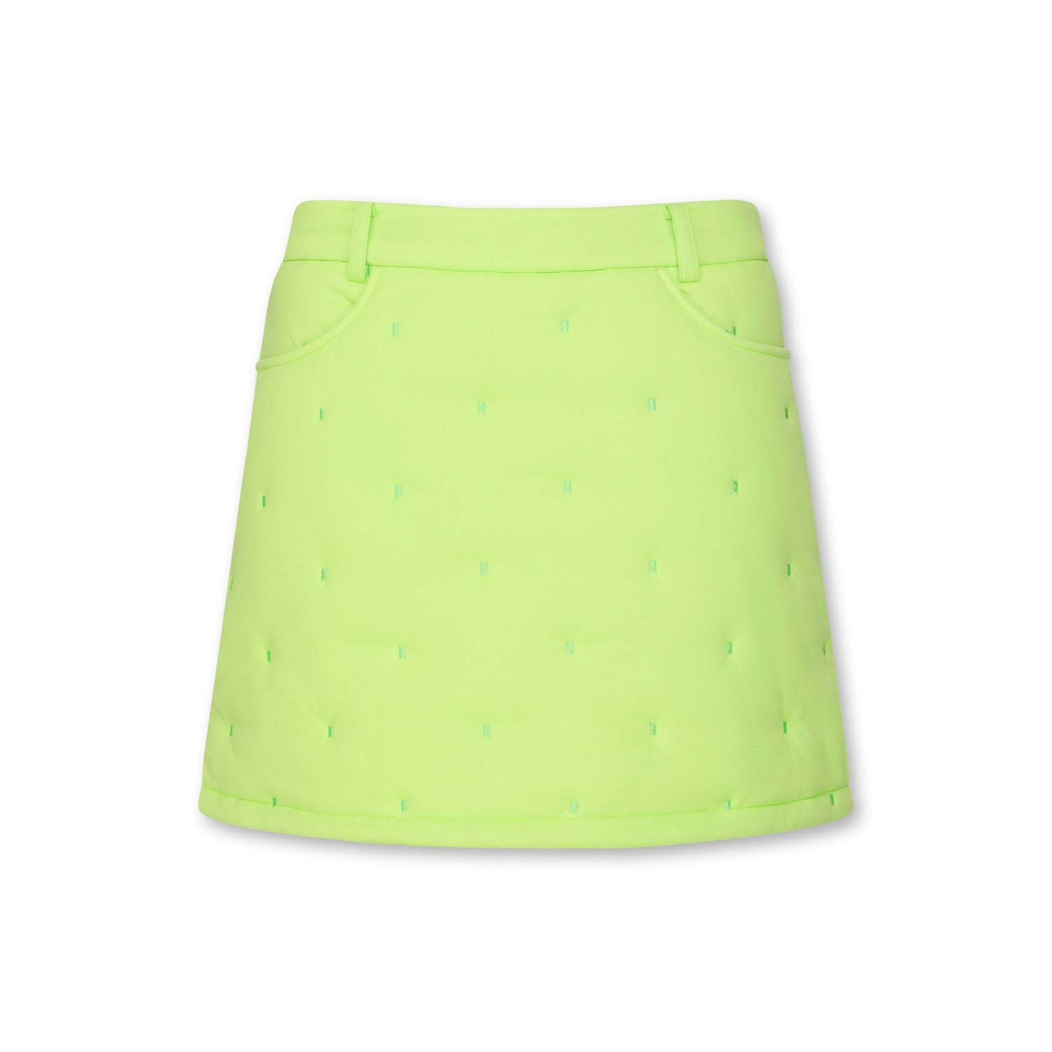 WOMEN Aライン中綿スカート グリーン