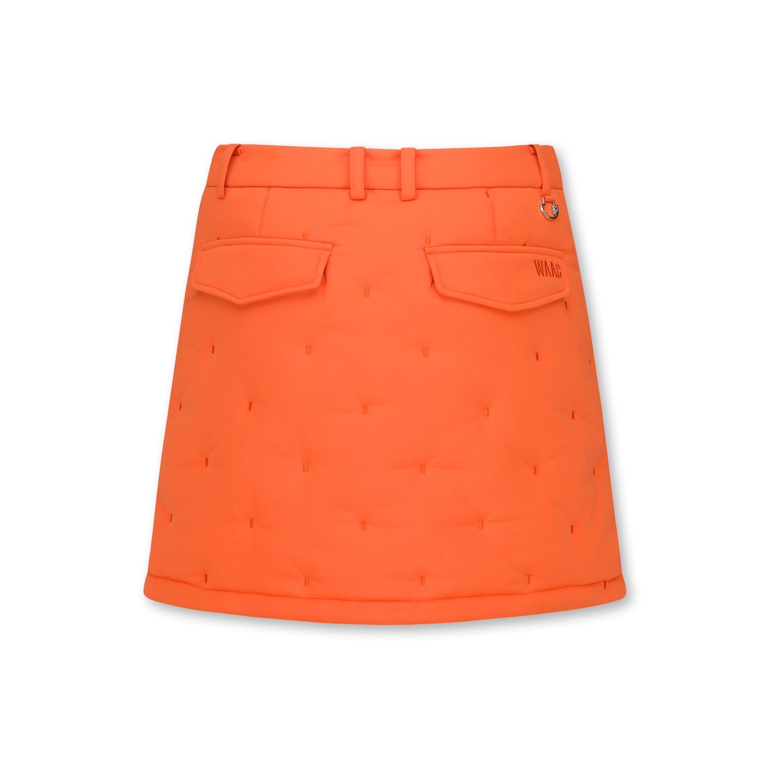 WOMEN Aライン中綿スカート オレンジ
