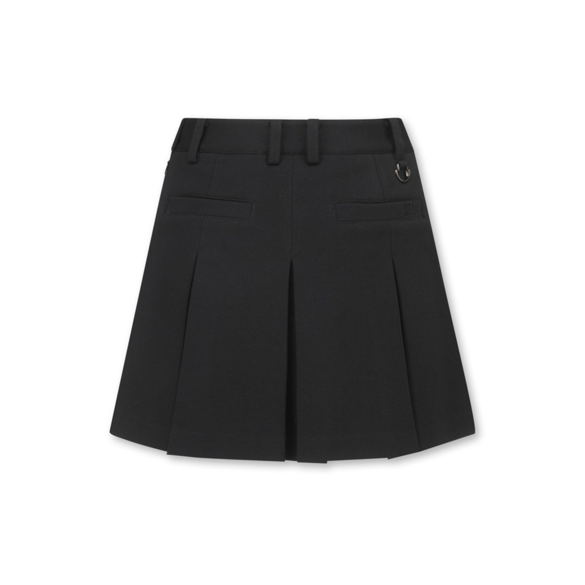 WOMENS ジャージプリーツスカート ブラック/072344360