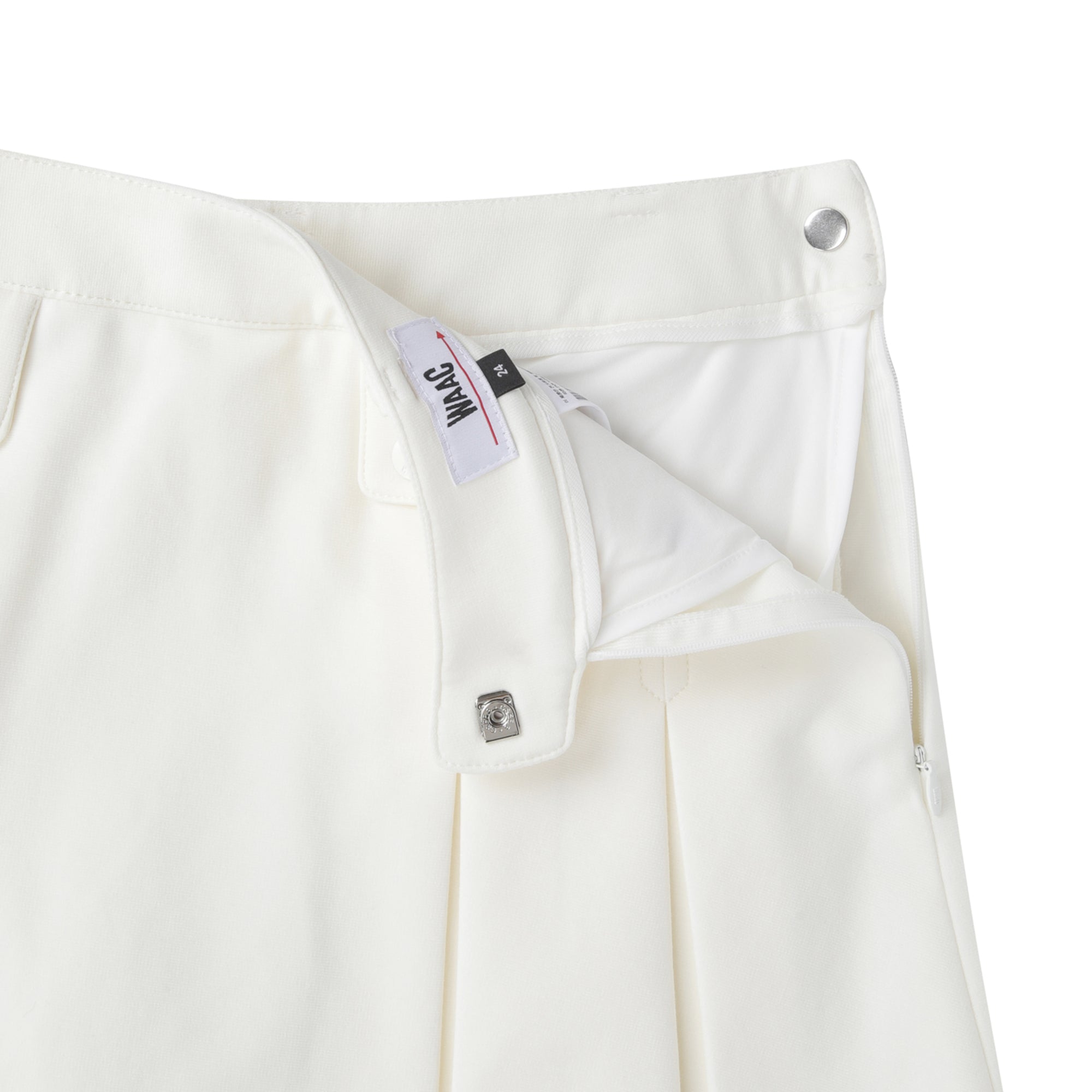 WOMENS ジャージプリーツスカート アイボリー/072344360