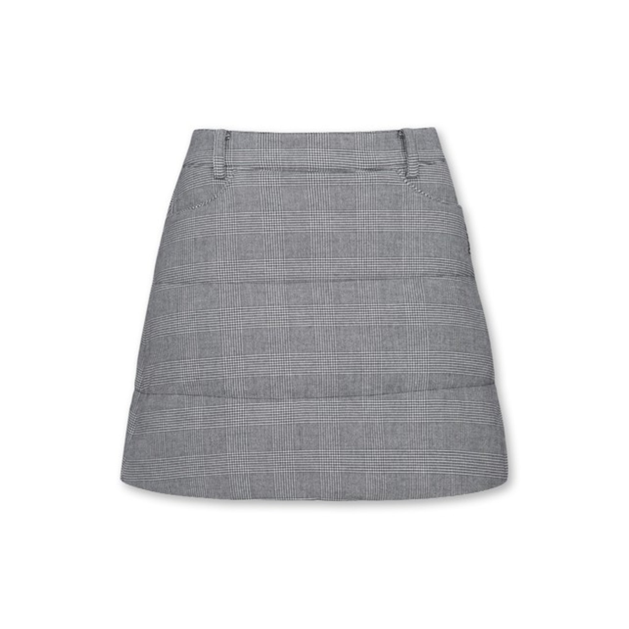 WOMEN パターンダウンスカート ブラック