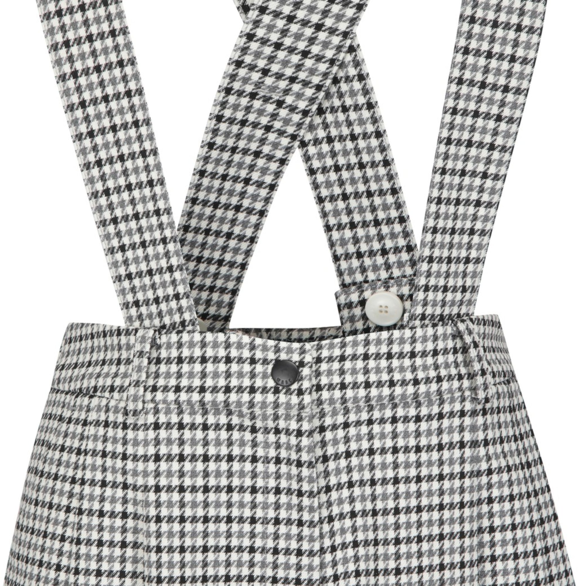 【24AW】WOMENS サスペンダーショートパンツ グレー/072344450
