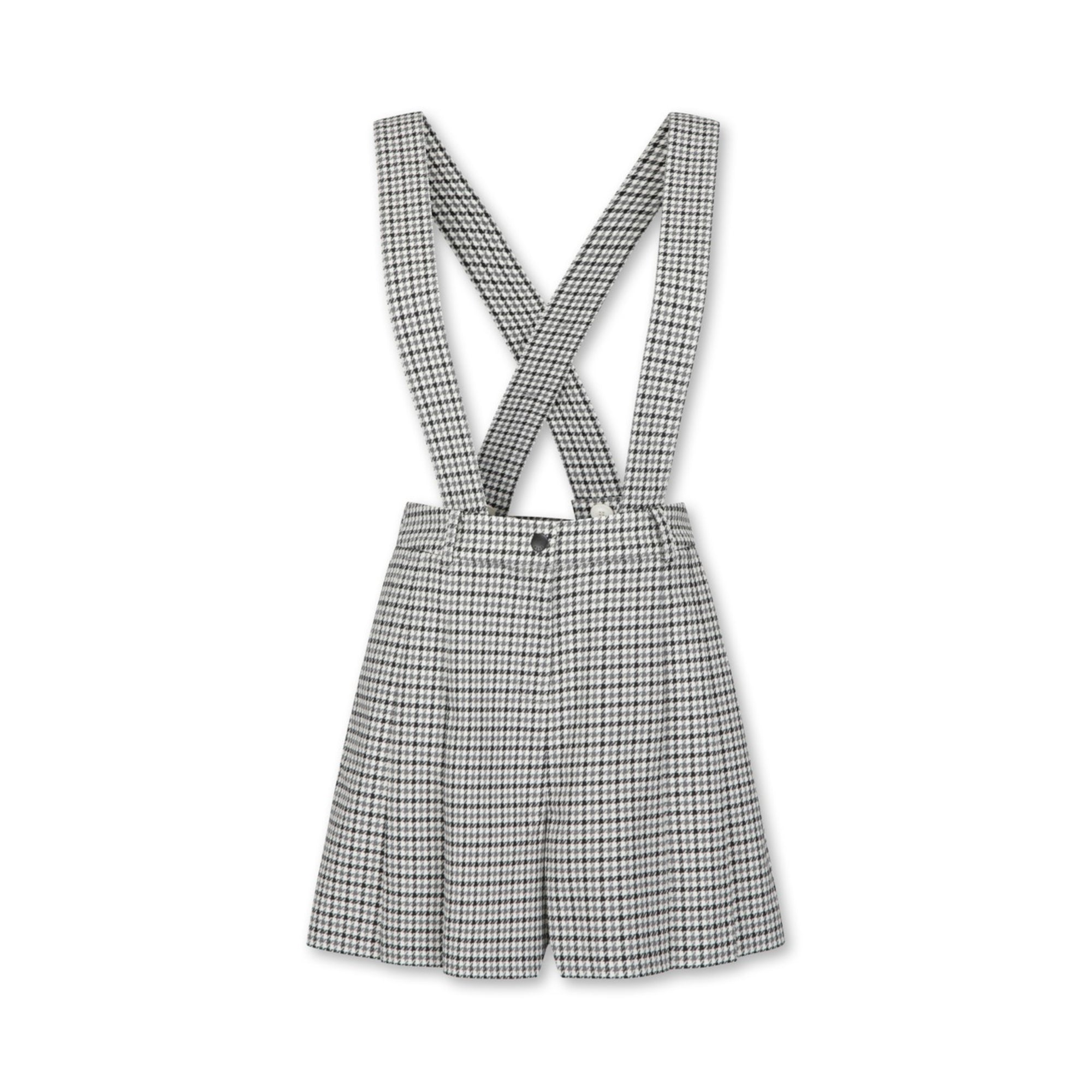 WOMENS サスペンダーショートパンツ グレー/072344450