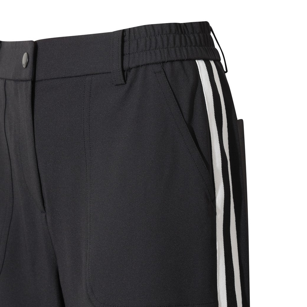 WOMEN ジャージーワイドロングパンツ ブラック