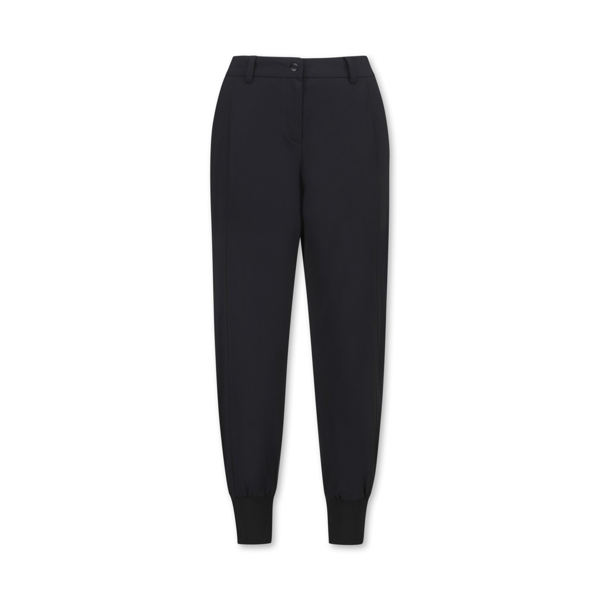 WOMEN ストレッチジョガーパンツ ブラック