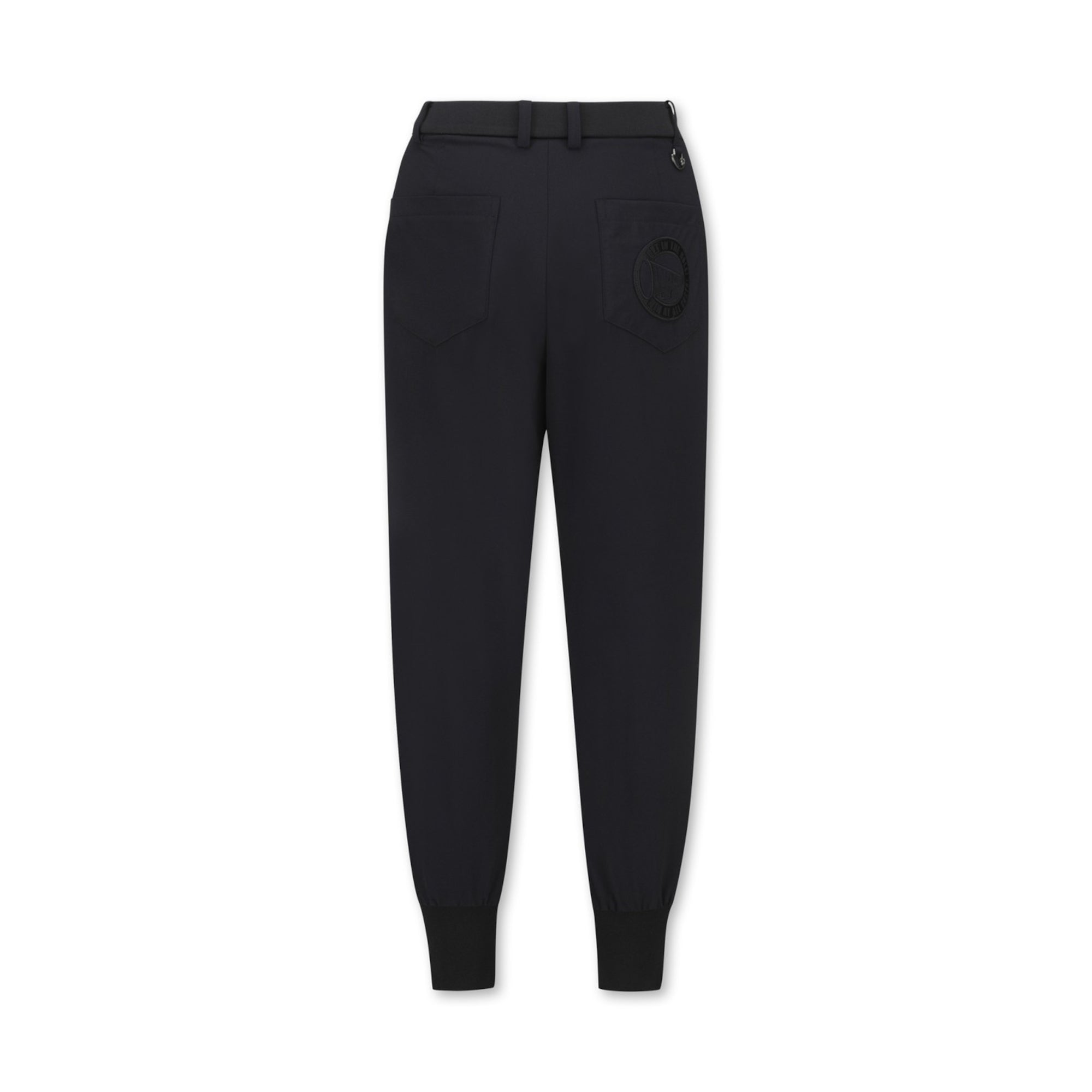 WOMEN ストレッチジョガーパンツ ブラック