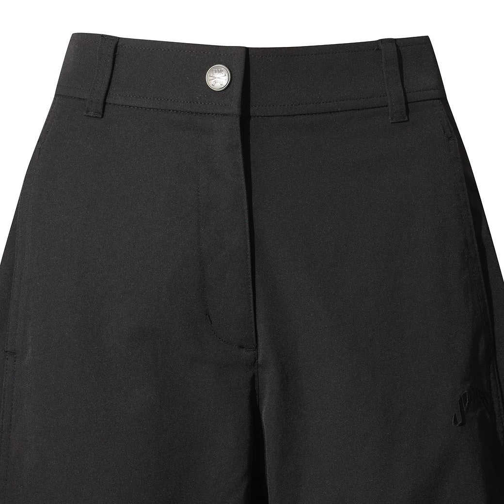 WOMEN バレルシルエットパンツ ブラック