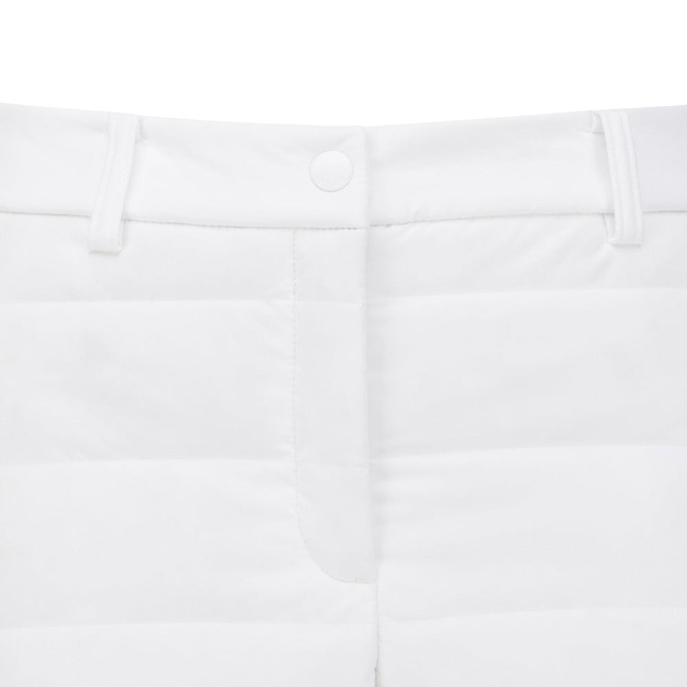 WOMEN スリムフィットダウンパンツ アイボリー