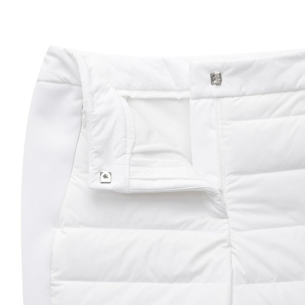 WOMEN スリムフィットダウンパンツ アイボリー