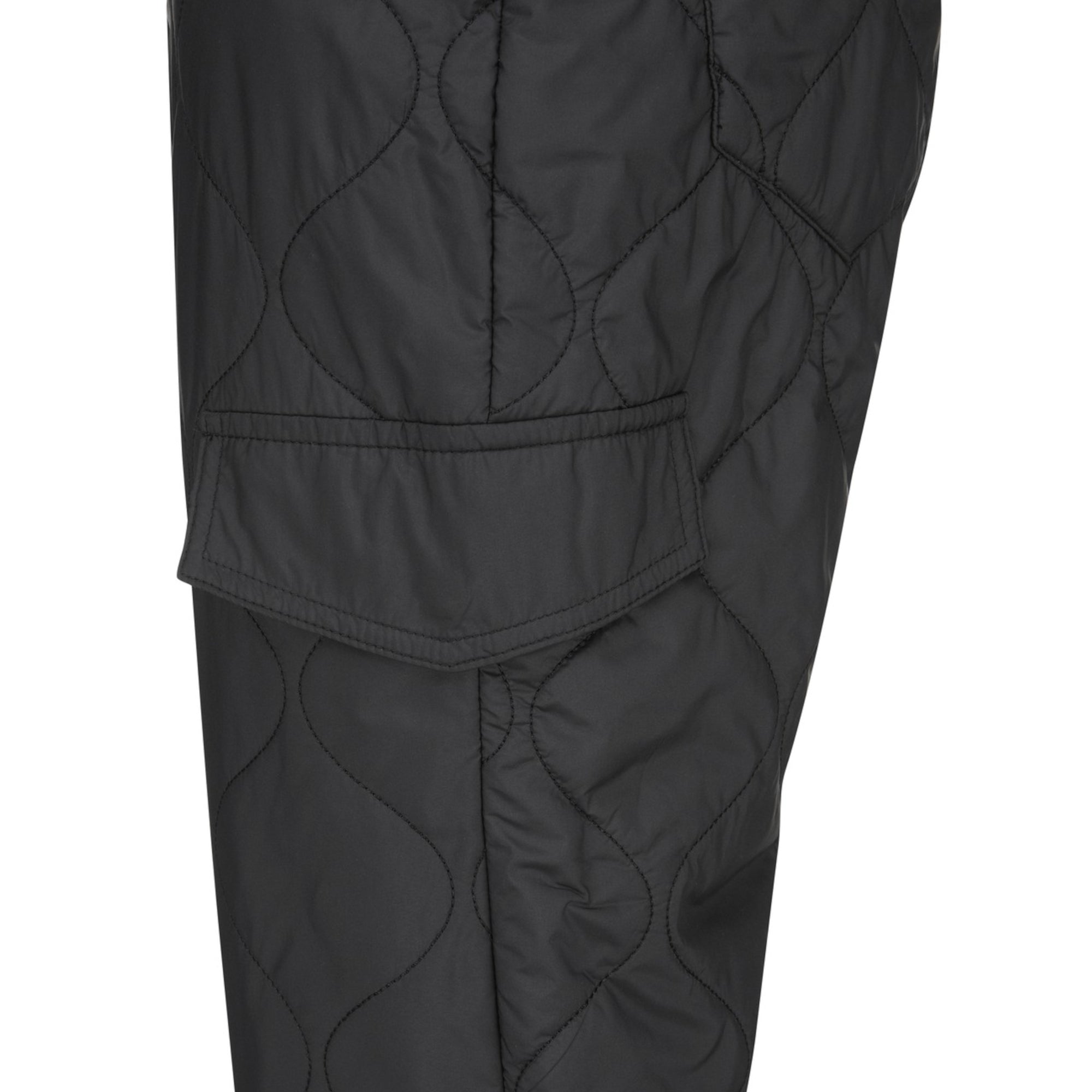 WOMENS キルティングジョガーパンツ ブラック/072344460