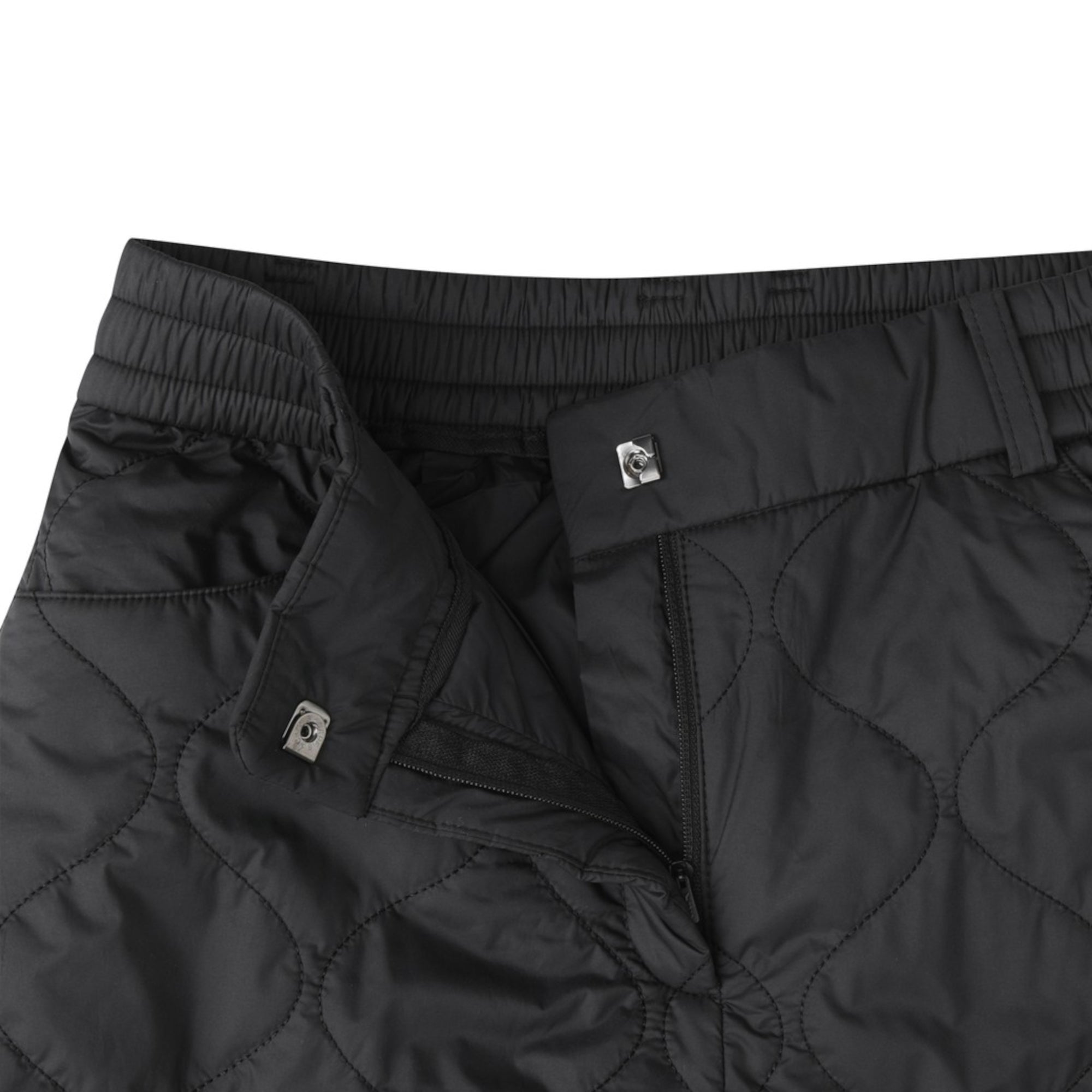 WOMENS キルティングジョガーパンツ ブラック/072344460