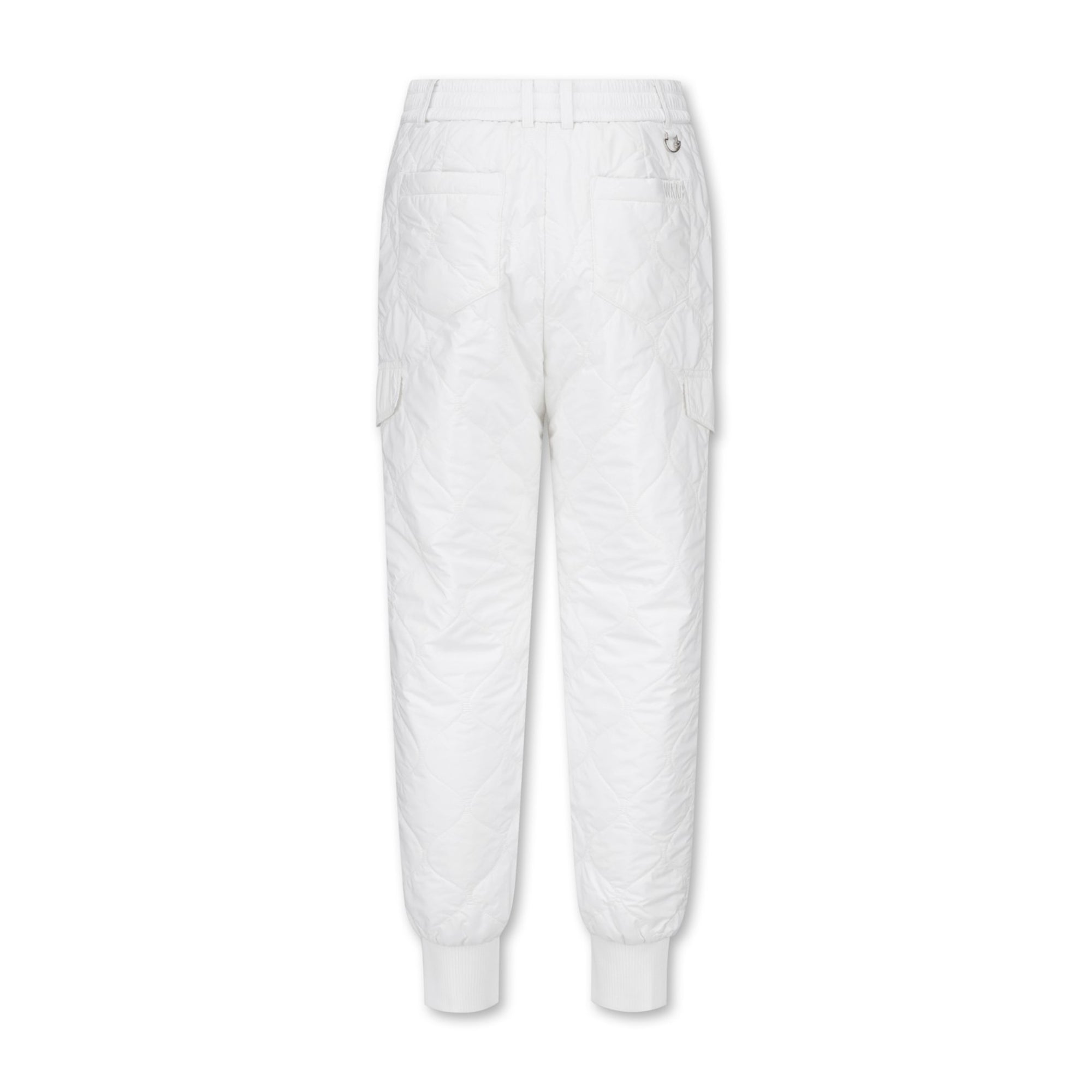 WOMENS キルティングジョガーパンツ ホワイト/072344460
